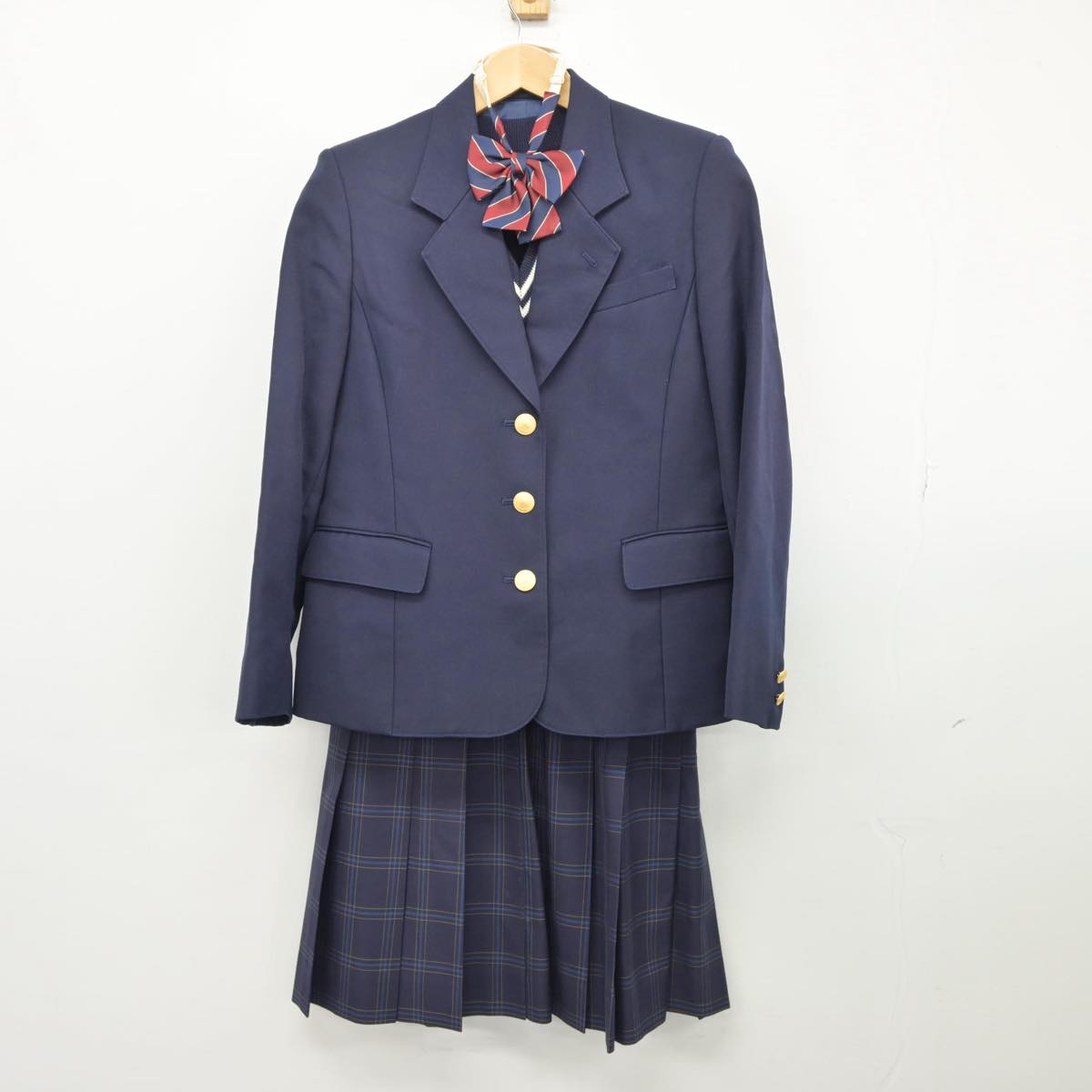 1yt028 北海道 奥尻高校 男子用学生服 制服 ブレザー+ニットベスト+冬服ズボン+ネクタイ  S50(メンズファッション)｜売買されたオークション情報、yahooの商品情報をアーカイブ公開 - オークファ メンズファッション