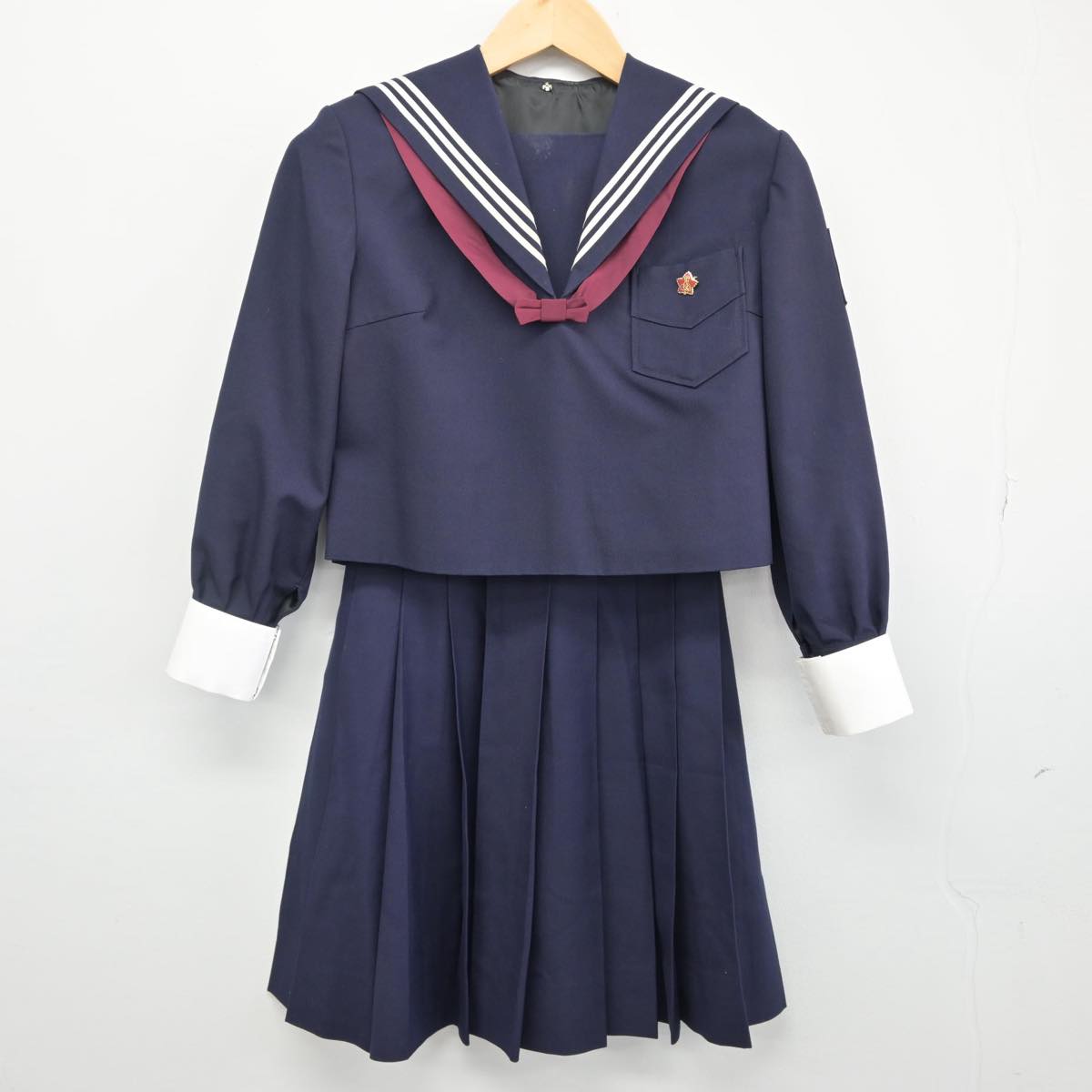 中古制服】静岡県 静岡英和女学院中学校・高等学校 女子制服 5点