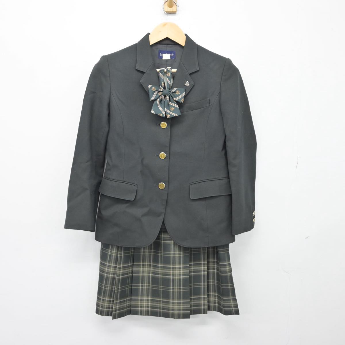 A618/T(中古)埼玉県 新座総合技術高校 女子制服7点 /M/155A/W63