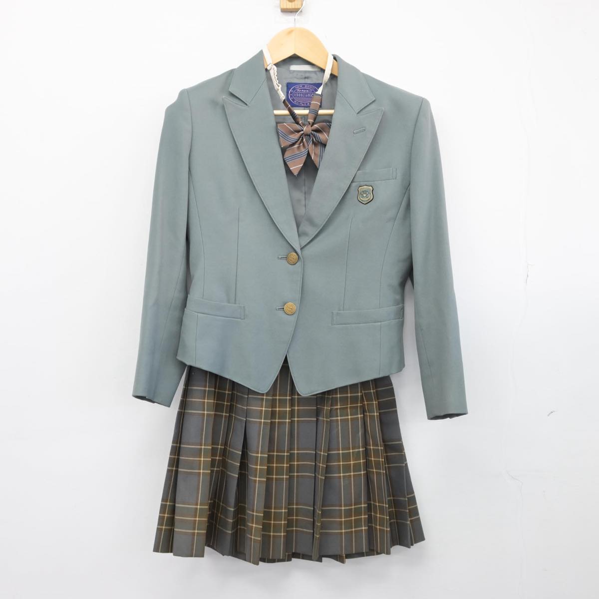 【中古】北海道 札幌白陵高等学校 女子制服 3点（ブレザー・スカート）sf027925