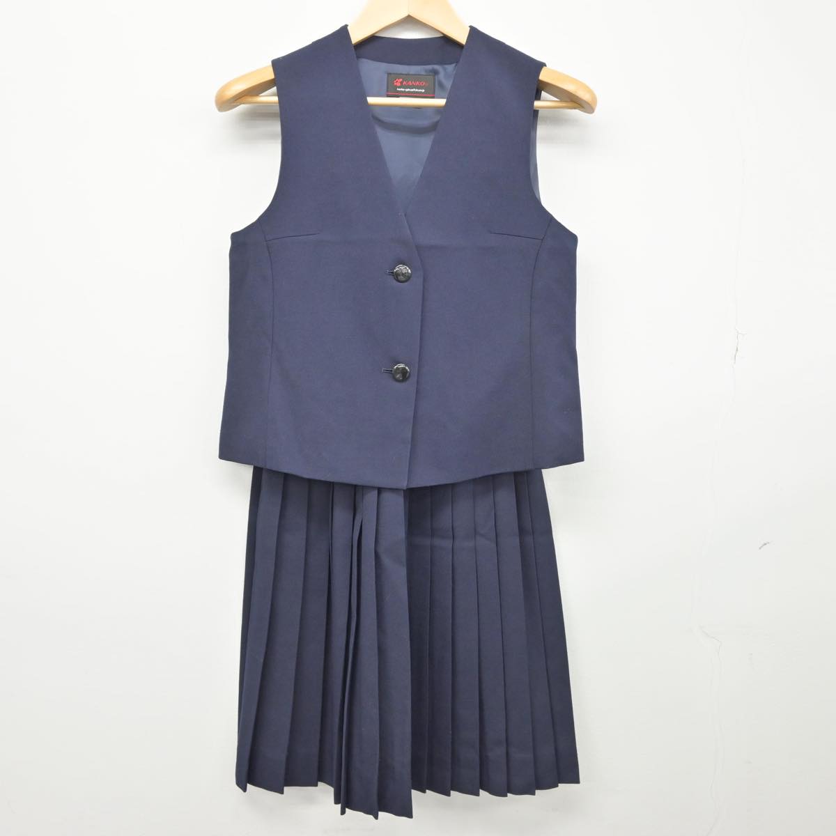 中古制服】兵庫県 龍野高等学校 女子制服 2点（ベスト・スカート）sf028124【リサイクル学生服】 | 中古制服通販パレイド