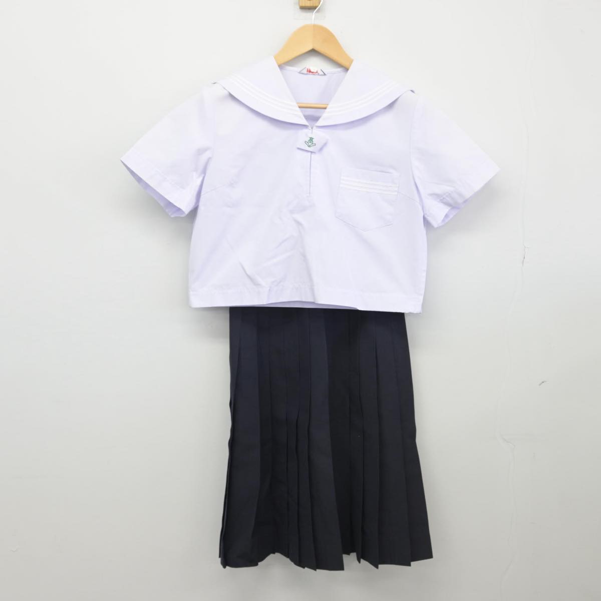 O313/(中古)兵庫県 東播磨高校 女子制服3点/旧制服/M/W66/