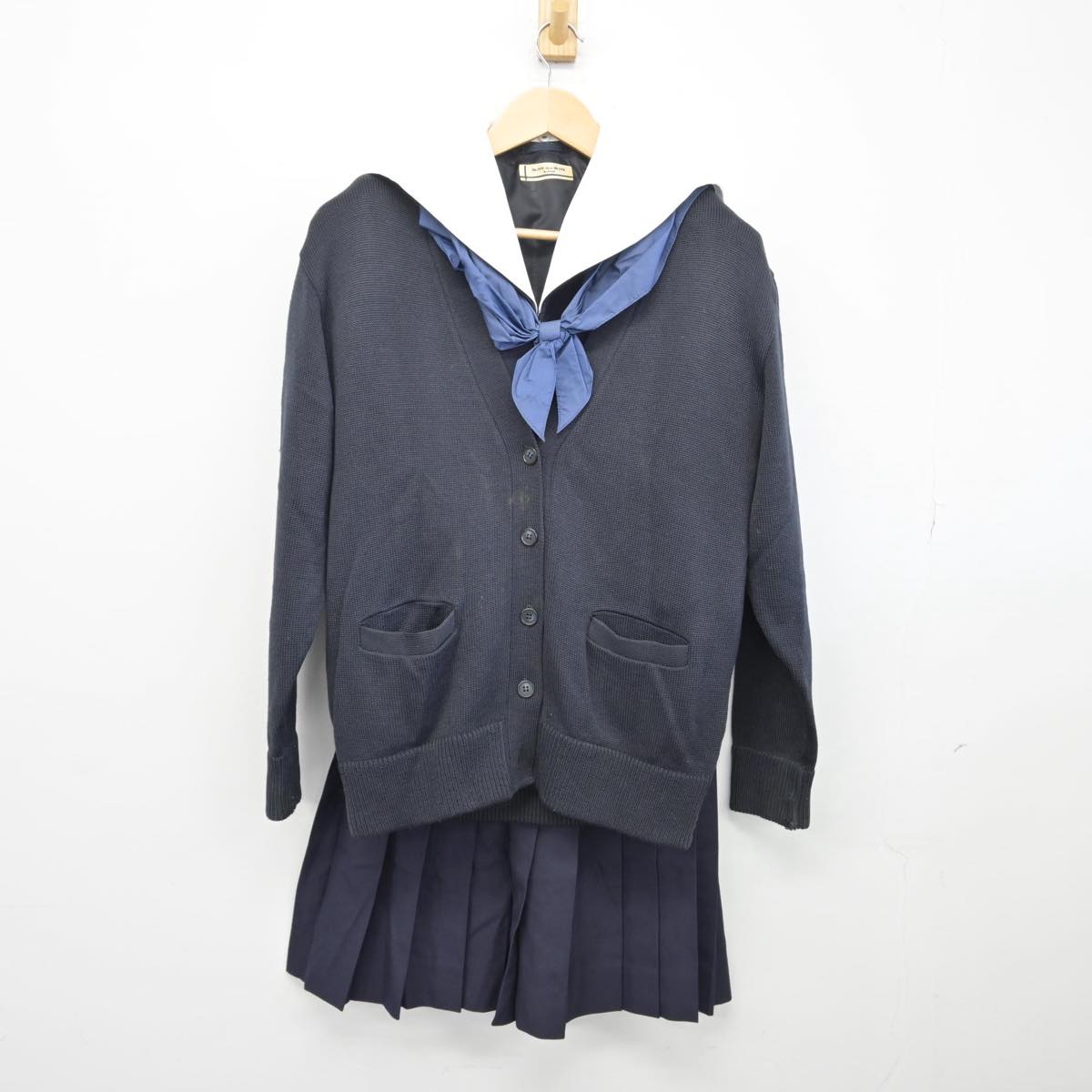 中古制服】栃木県 栃木女子高等学校 女子制服 4点（ニット・セーラー服・スカート）sf028603【リサイクル学生服】 | 中古制服通販パレイド