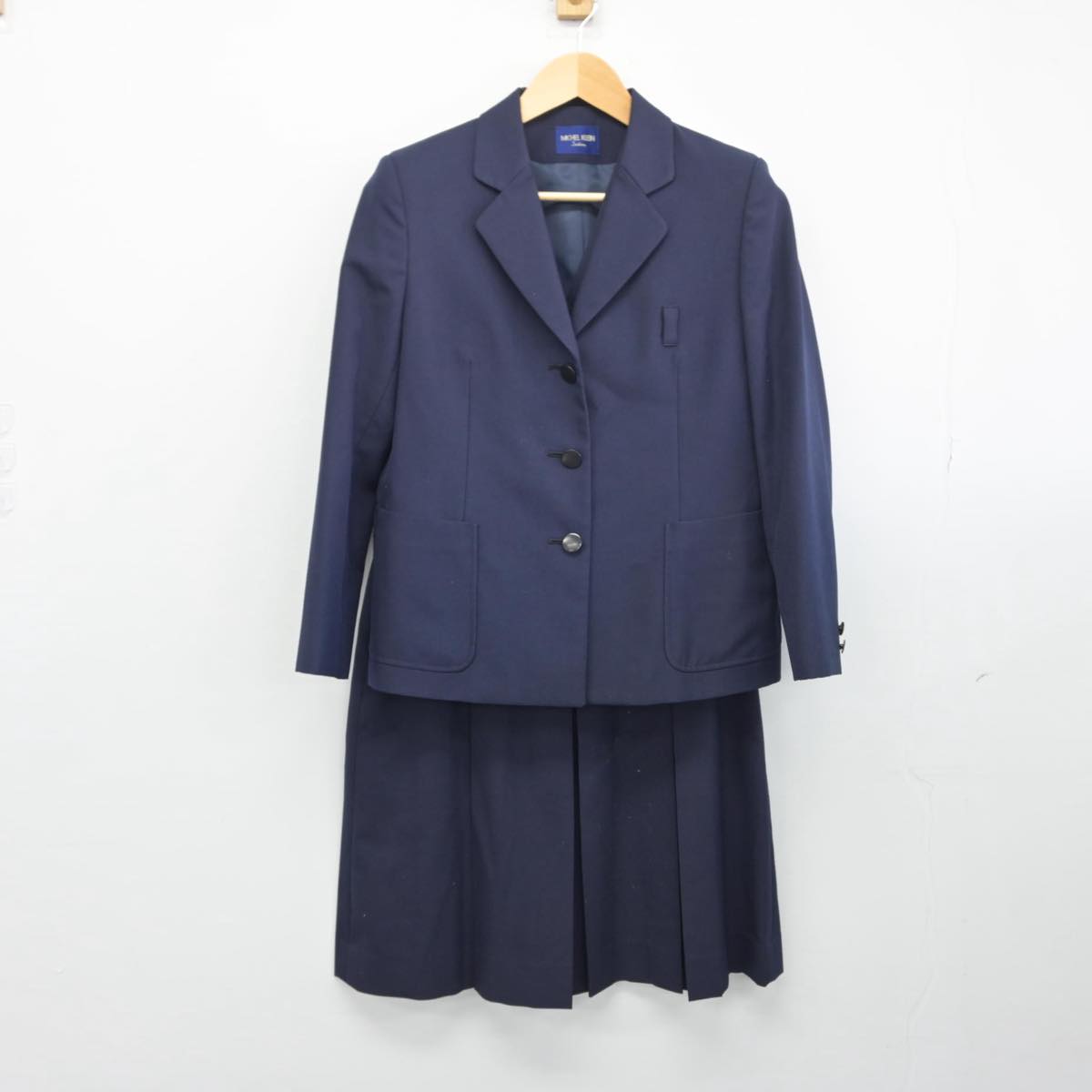 【中古】神奈川県 茅ヶ崎市立北陽中学校 女子制服 3点（ブレザー・ベスト・スカート）sf028647