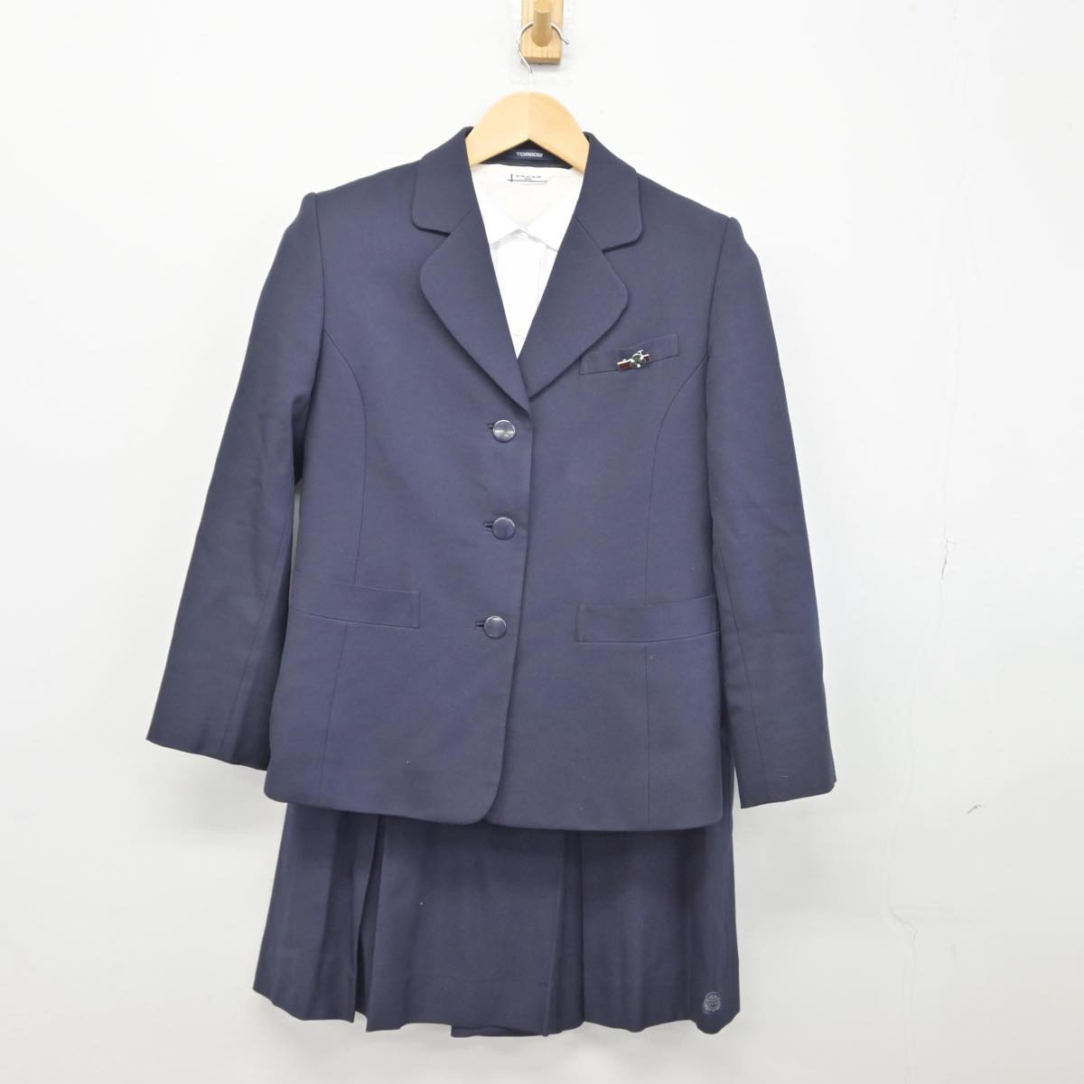 中古制服】秋田県 秋田西高等学校 女子制服 3点（ブレザー・シャツ・スカート）sf028782【リサイクル学生服】 | 中古制服通販パレイド