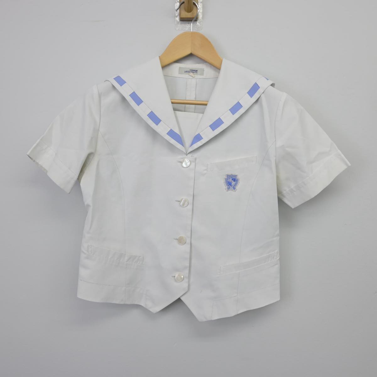 【中古】長崎県 鶴鳴学園長崎女子高等学校 女子制服 1点（セーラー服）sf029091