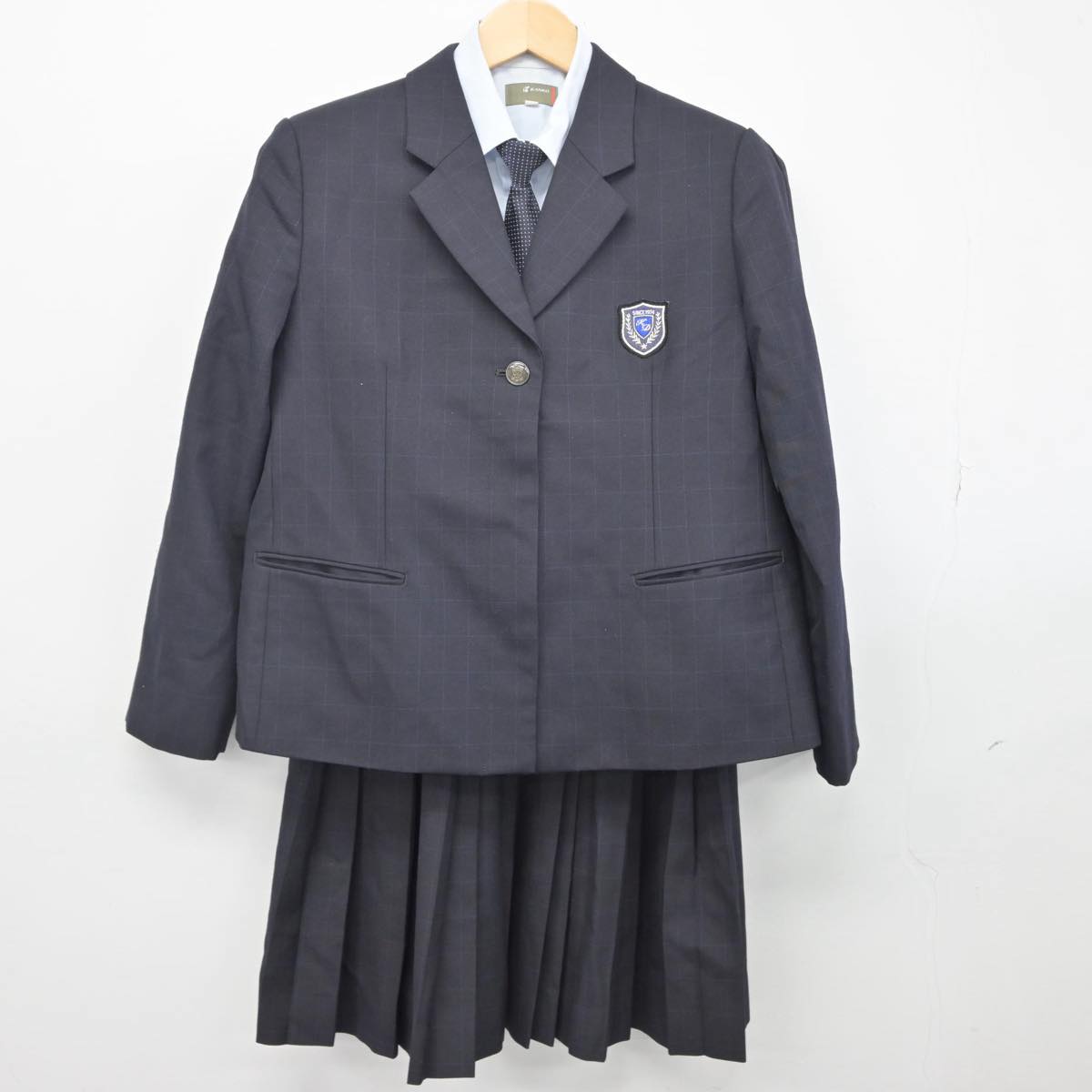 GG005/衣類■愛知県大府市内中学校?高校?■女子制服 夏用セーラー服 半袖上衣 165A 前割型(前チャック)■新品【W70】