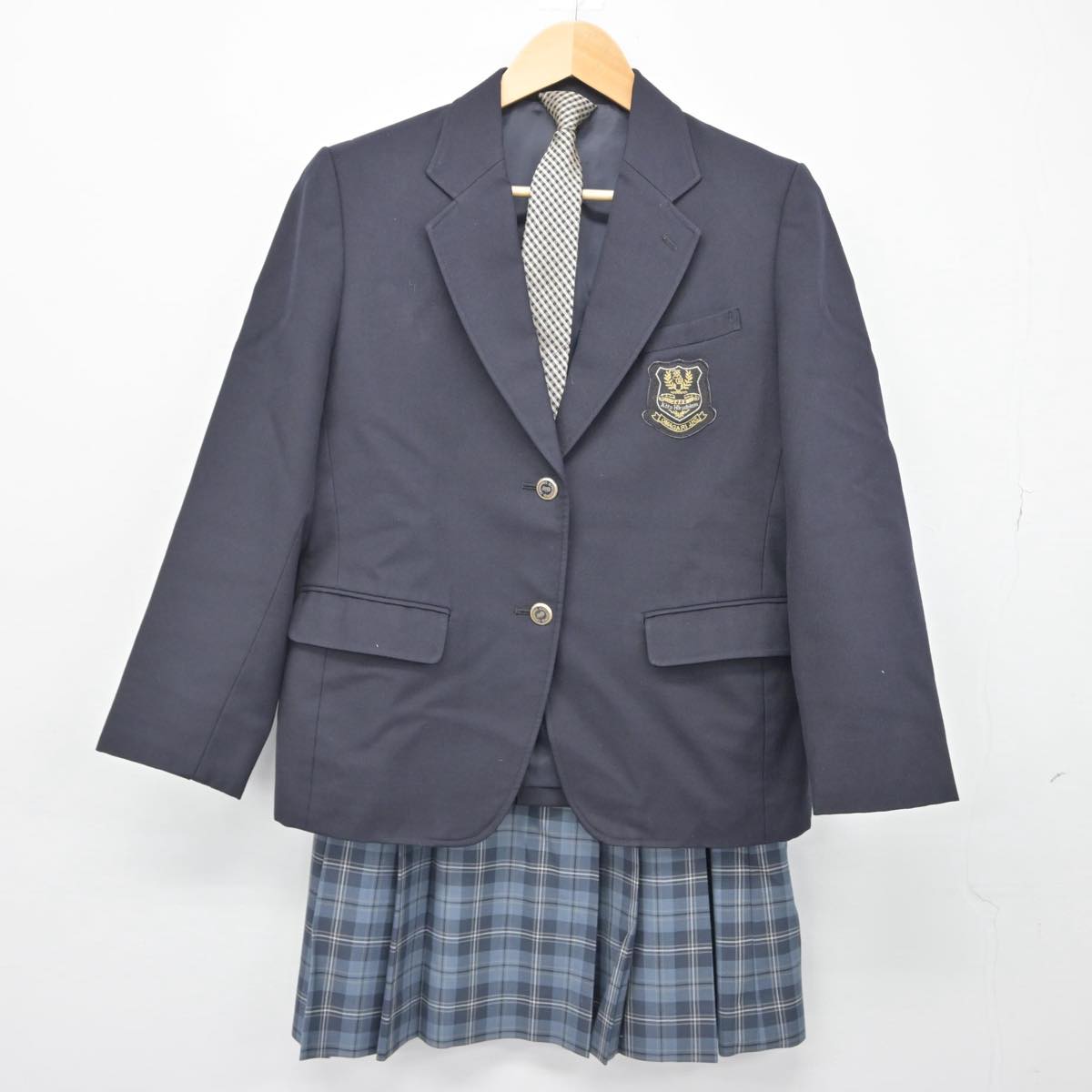 中古】北海道 大曲中学校 女子制服 4点（ブレザー・ニットベスト・スカート）sf029458 | 中古制服通販パレイド