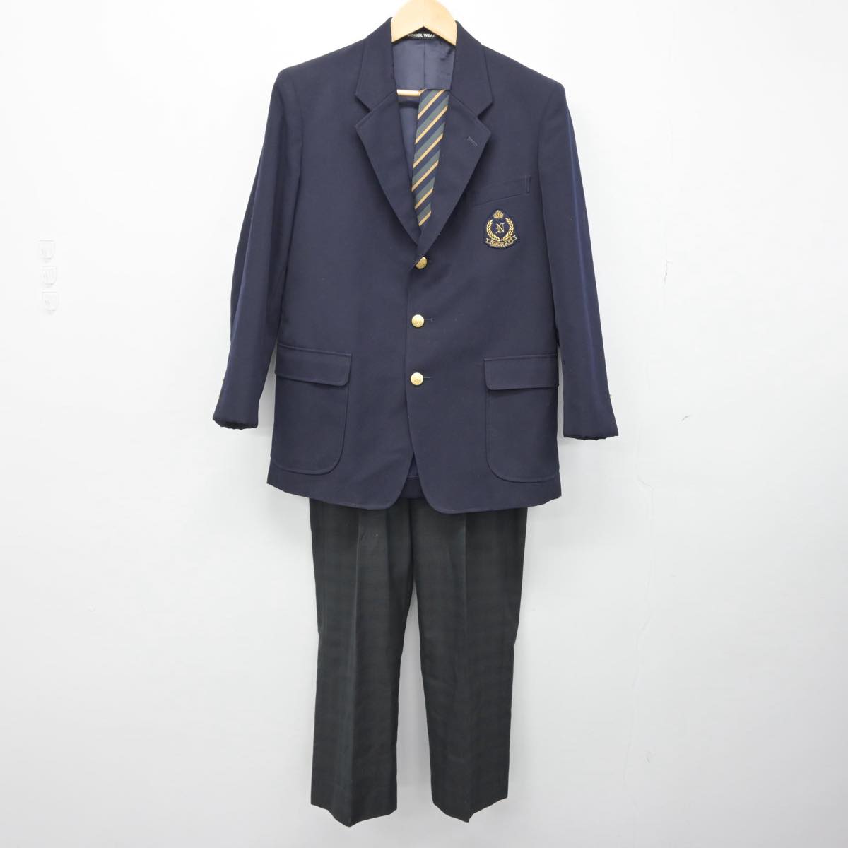 中古】東京都 成瀬高等学校 男子制服 3点（ブレザー・ズボン）sf029531 | 中古制服通販パレイド