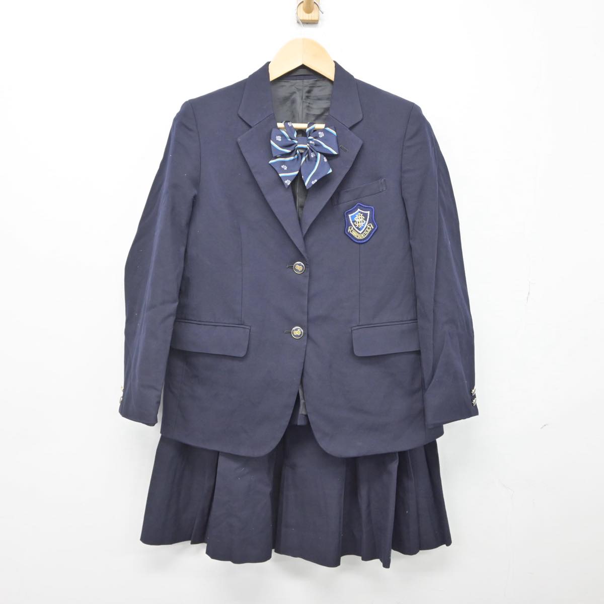 【中古】埼玉県 岩槻高等学校 女子制服 4点（ブレザー・スカート）sf029575