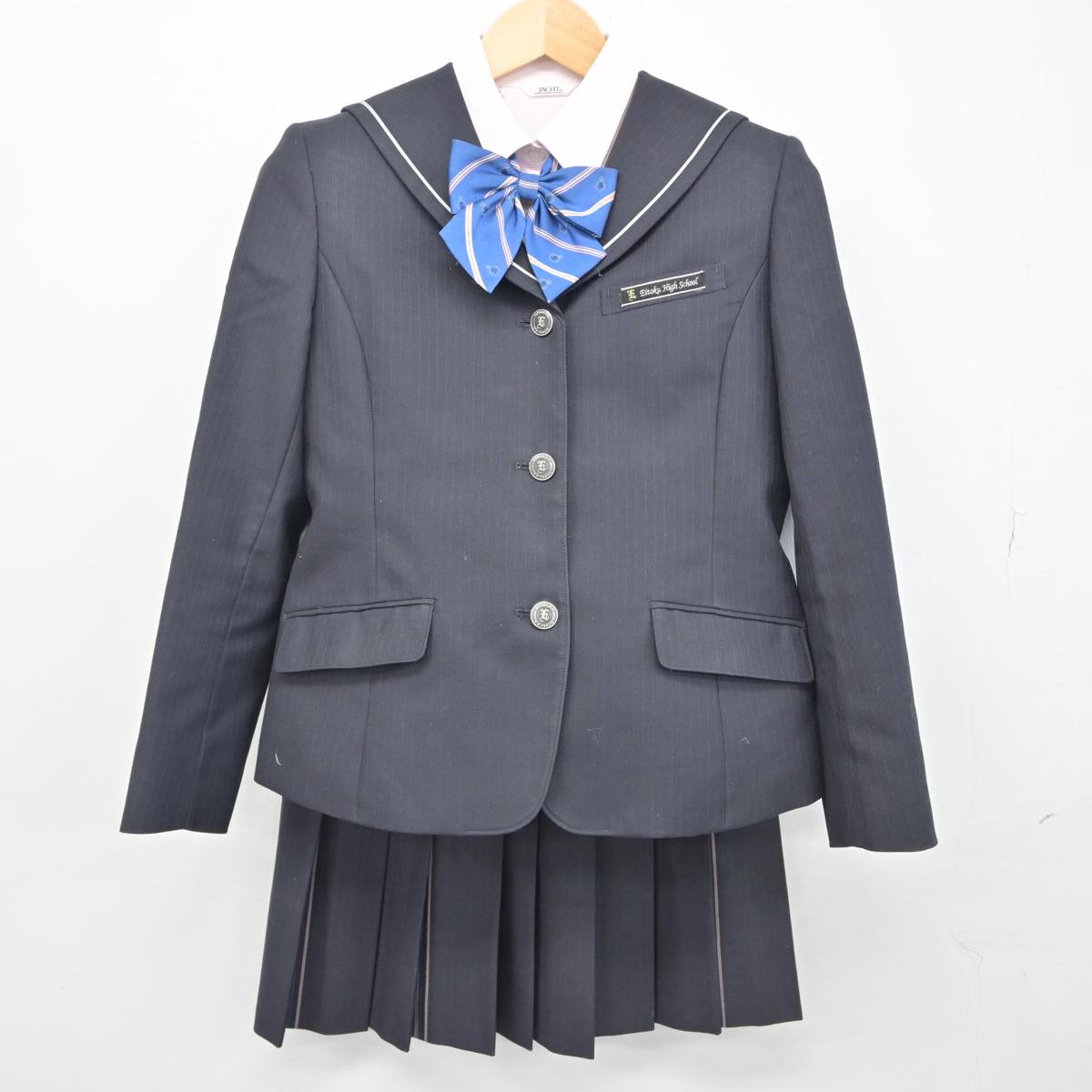 中古】愛知県 栄徳高等学校 女子制服 5点（セーラー服・シャツ・スカート）sf029645 | 中古制服通販パレイド