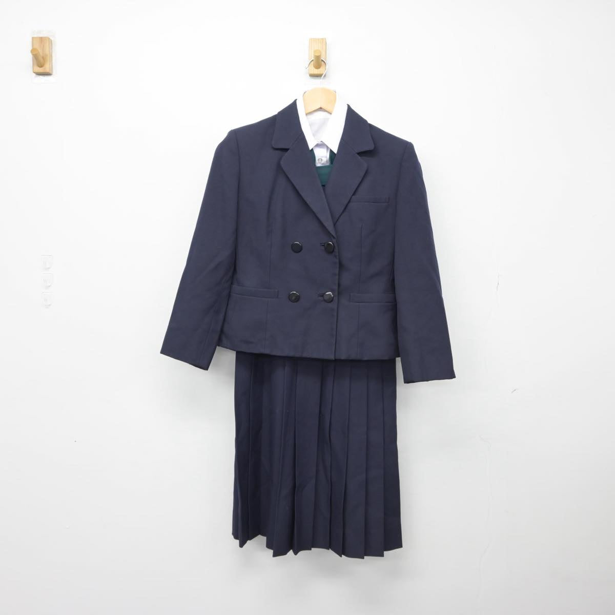 中古】千葉県 国府台女子学院高等部 女子制服 5点（ブレザー・ニット・シャツ・ジャンパースカート）sf029882 | 中古制服通販パレイド