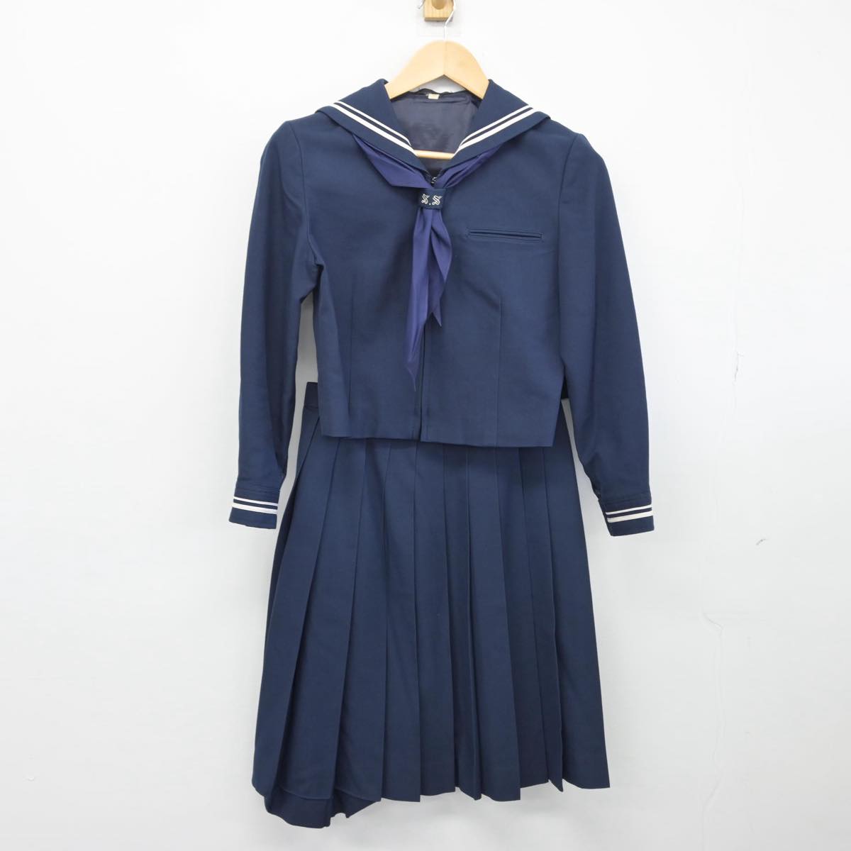 中古】千葉県 昭和学院秀英中学校 女子制服 4点（セーラー服