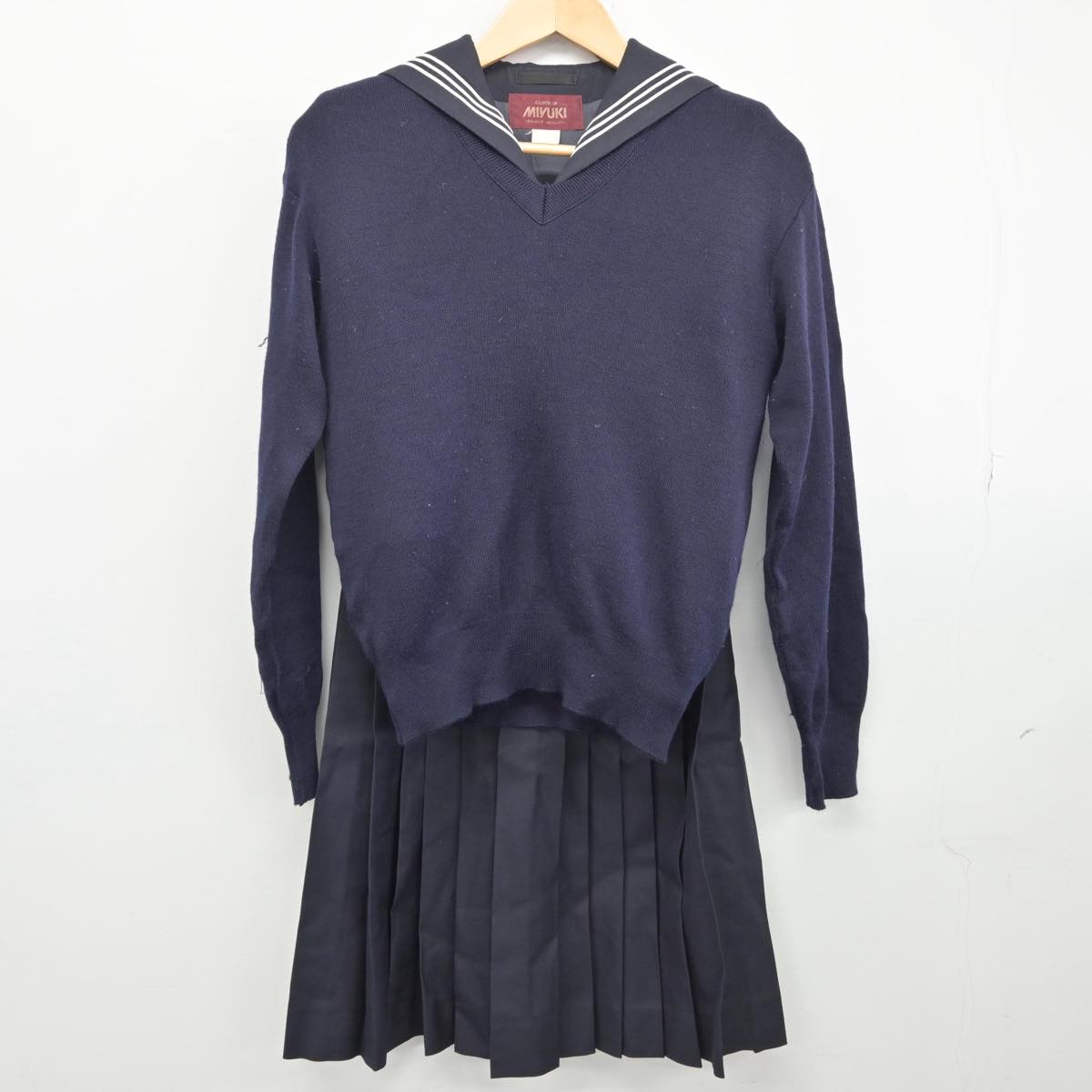 中古】東京都 豊島岡女子学園高等学校 女子制服 4点（セーラー服・ニット・スカート）sf030018 | 中古制服通販パレイド