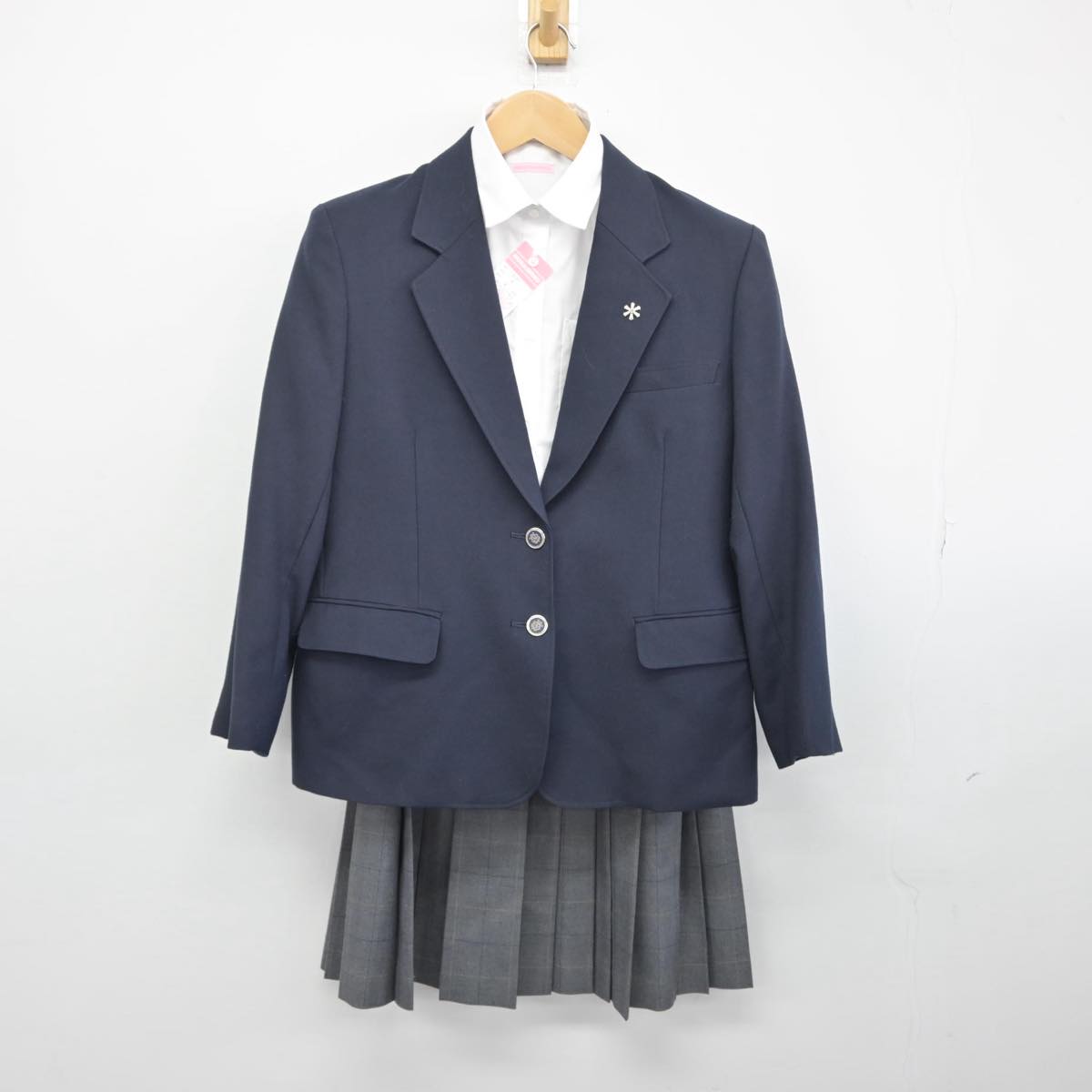 【中古】東京都 清瀬第三中学校 女子制服 3点（ブレザー・シャツ・スカート）sf030087