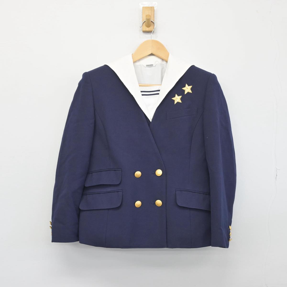 中古】岡山県 就実高等学校 女子制服 3点（ブレザー・ベスト・シャツ）sf030108 | 中古制服通販パレイド