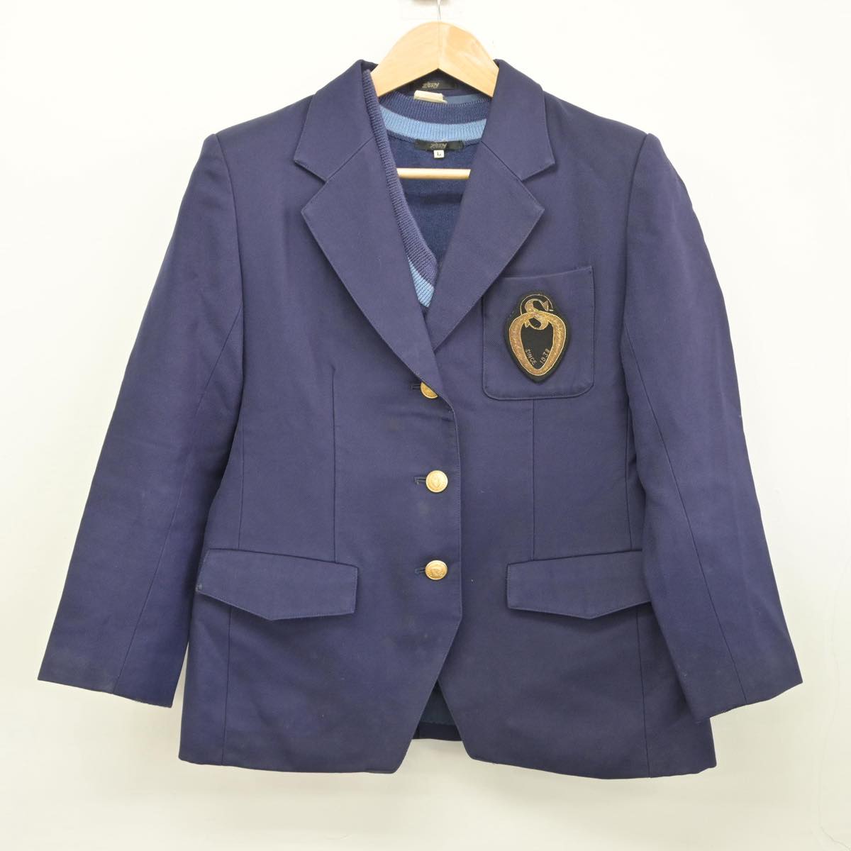 東京都 多摩市立青陵中学校 女子制服 3点（ブレザー・スカート