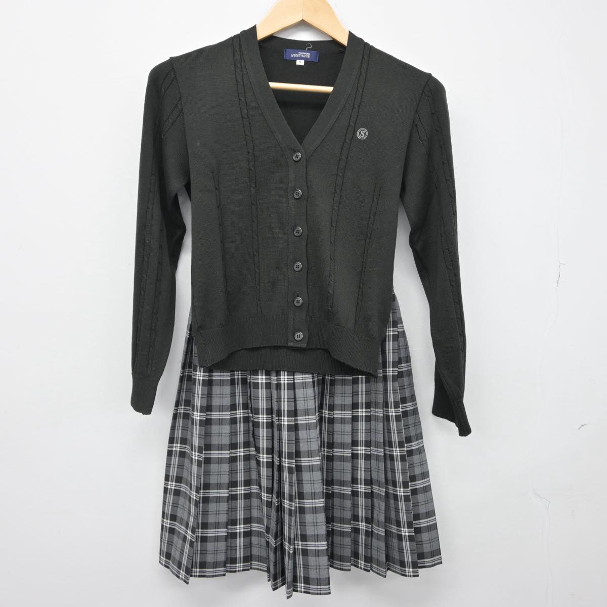 中古】千葉県 八千代松陰高等学校 女子制服 2点（ニット・スカート）sf030887 | 中古制服通販パレイド