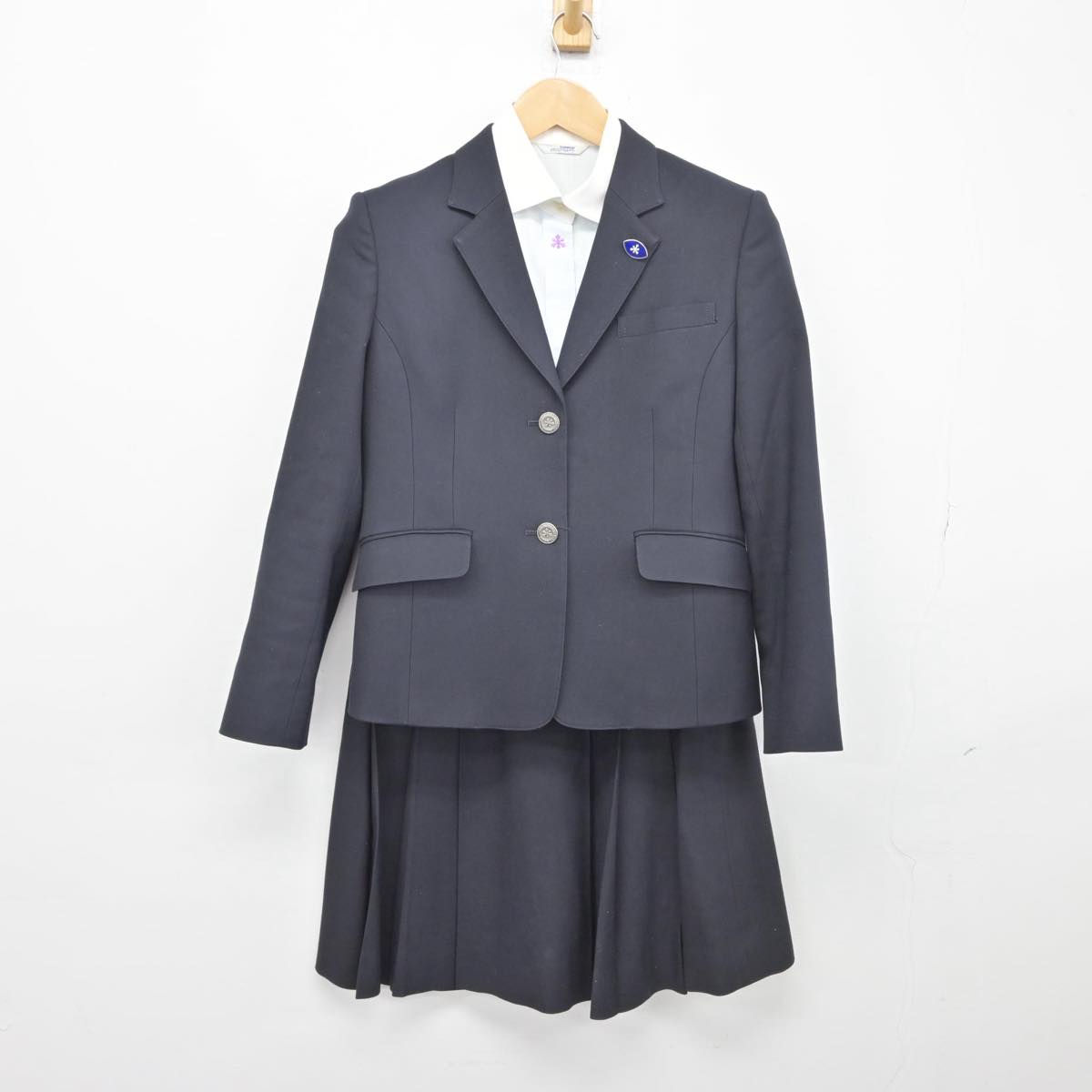 中古】京都府 平安女学院高等学校 女子制服 5点（ブレザー・ニット・シャツ・スカート）sf031308 | 中古制服通販パレイド