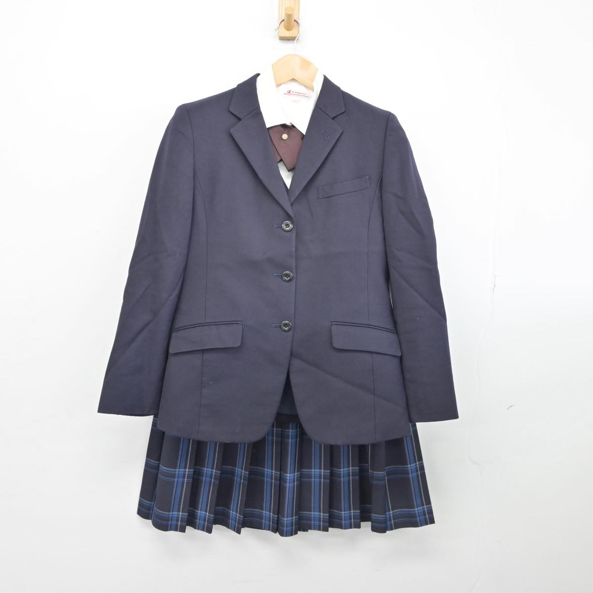 中古】東京都 東京家政大学付属女子中学校・高等学校 女子制服 5点（ブレザー・ベスト・シャツ・スカート）sf031515 | 中古制服通販パレイド