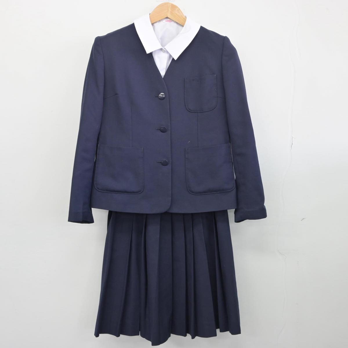 中古】埼玉県 さいたま市立美園中学校 女子制服 4点（ブレザー・ベスト