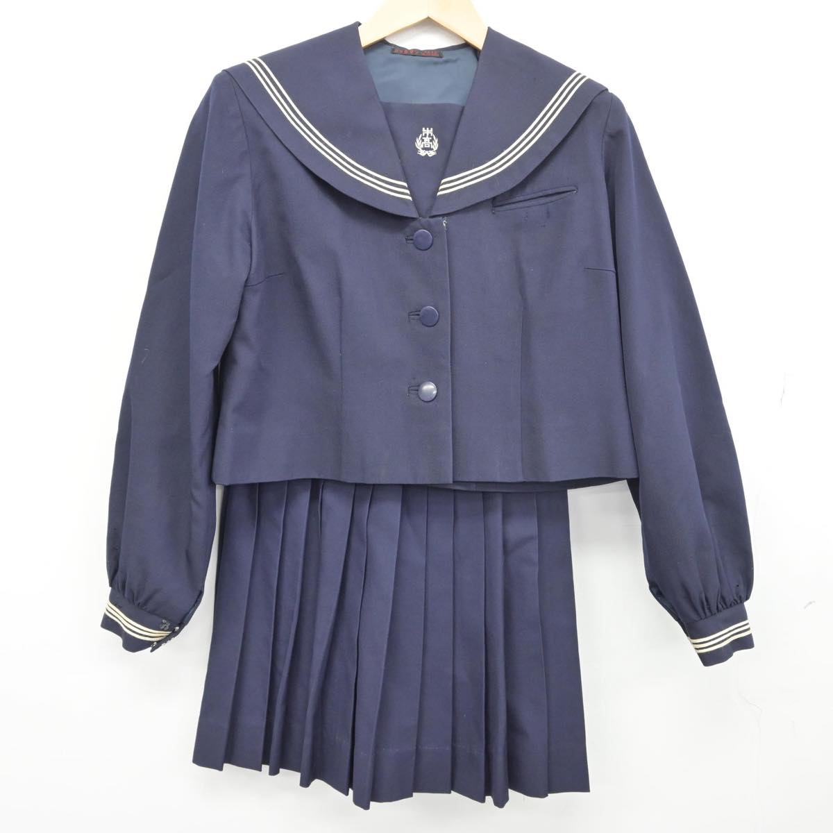 中古】千葉県 木更津高等学校 女子制服 2点（セーラー服・スカート）sf031639 | 中古制服通販パレイド