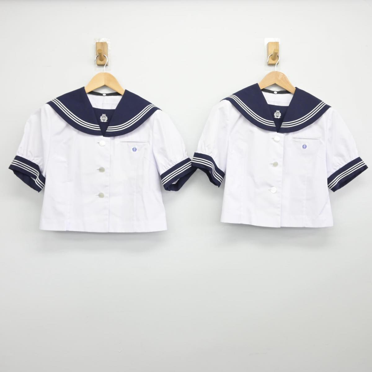 中古】千葉県 木更津高等学校 女子制服 2点（セーラー服