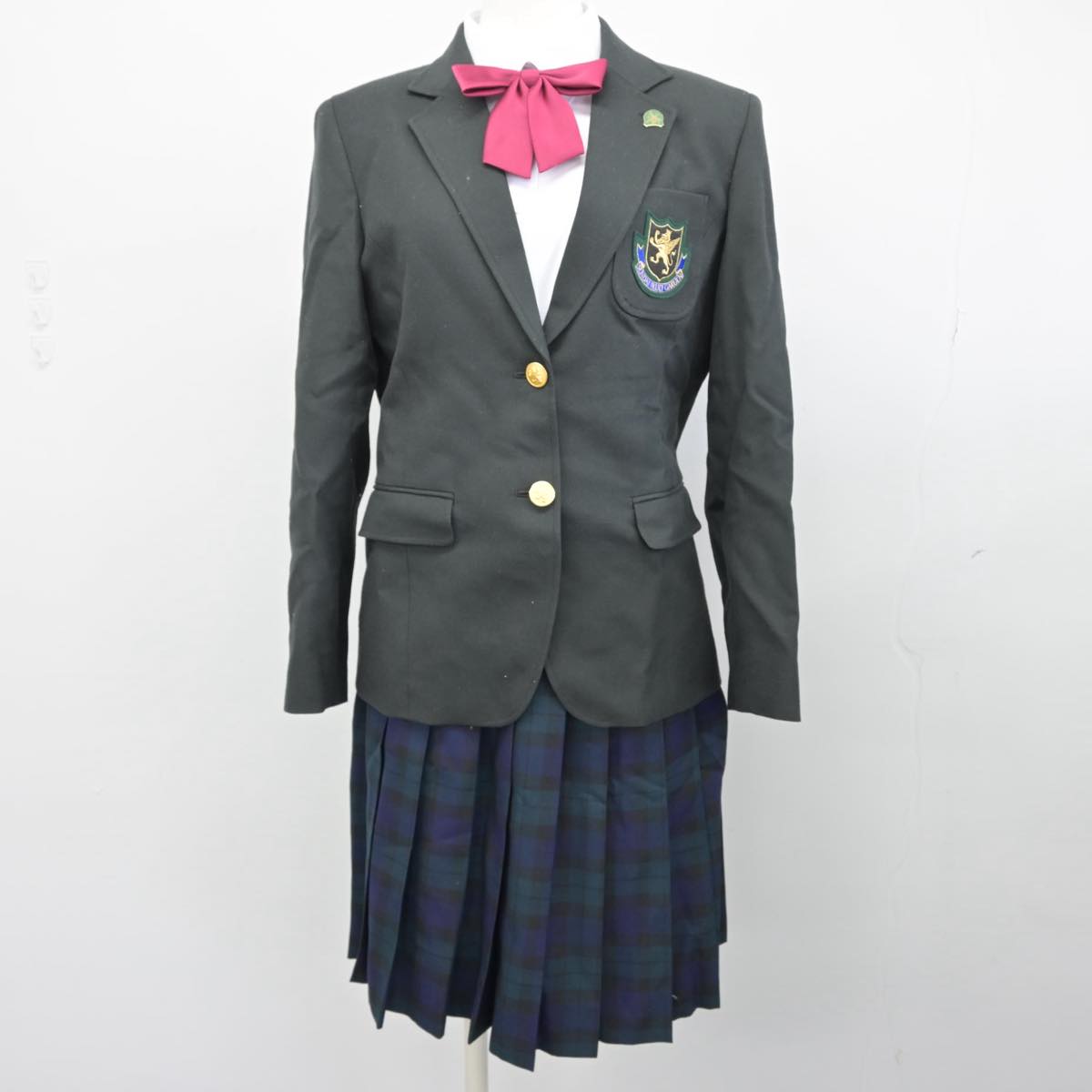 【中古】宮城県 仙台育英学園高等学校 女子制服 5点（ブレザー・シャツ・スカート）sf032114