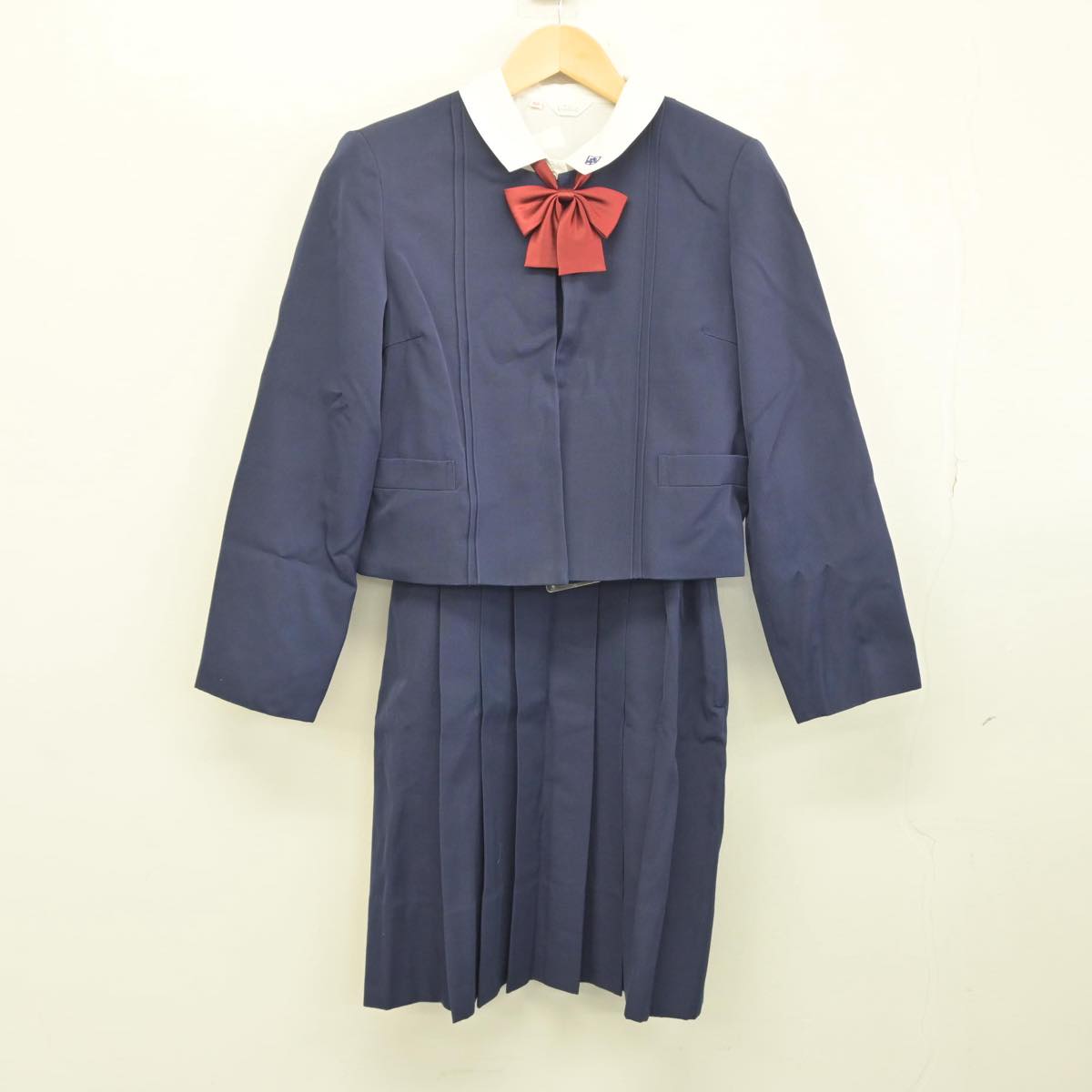 【中古】高知県 高知市立旭中学校 女子制服 4点（ジャケット・シャツ・ジャンパースカート）sf032149