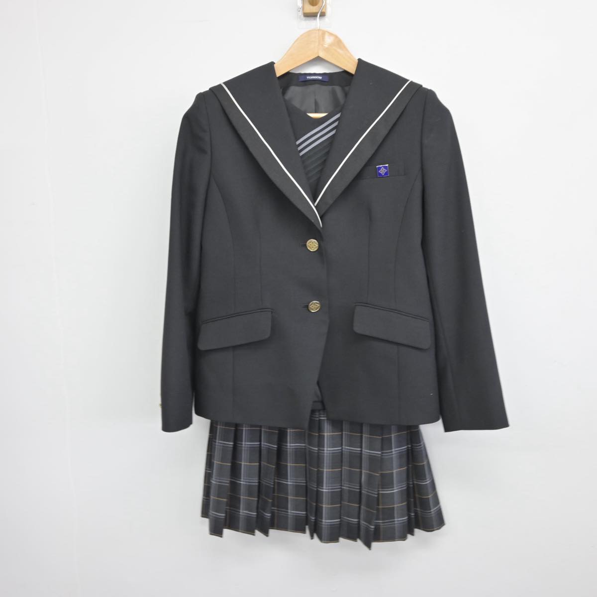 中古】神奈川県 横浜高等学校 女子制服 5点（ブレザー・シャツ