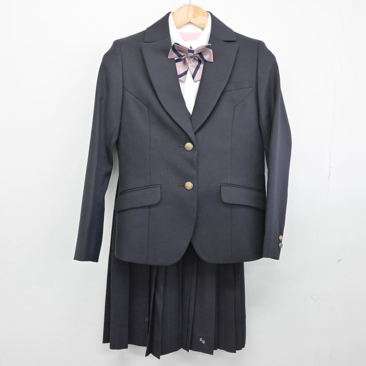 中古】新潟県 開志学園高等学校 女子制服 6点（ブレザー・ニット・シャツ・スカート）sf032528 | 中古制服通販パレイド