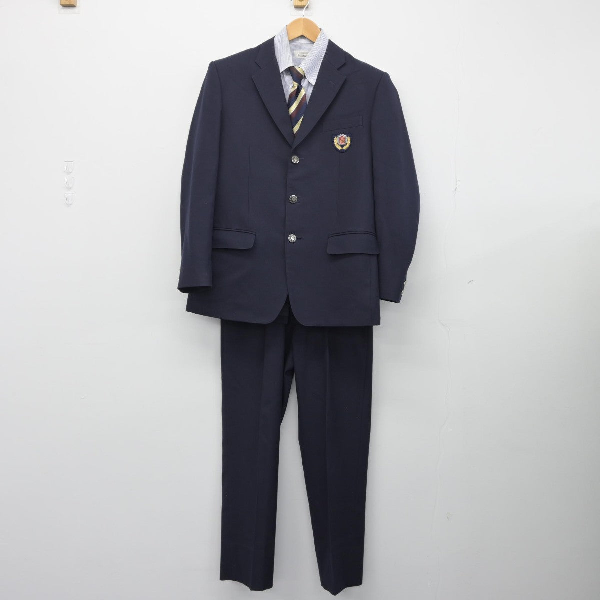 中古】宮崎県 鵬翔高等学校 男子制服 4点（ブレザー・シャツ・ズボン）sf033167 | 中古制服通販パレイド