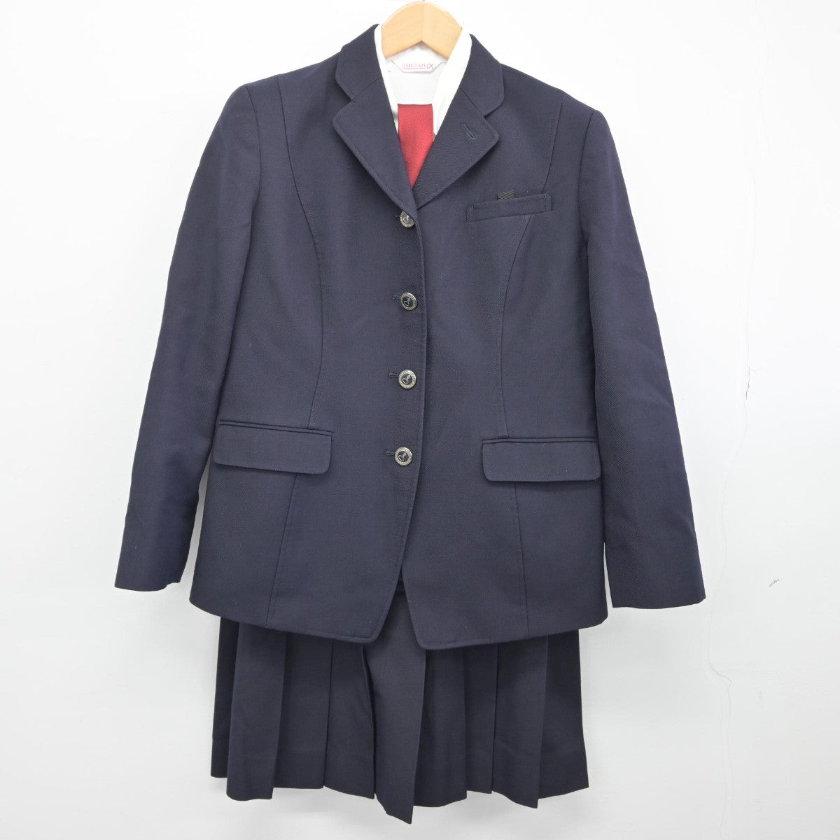 【中古】兵庫県 三田松聖高等学校 女子制服 6点（ブレザー・シャツ・スカート）sf033415