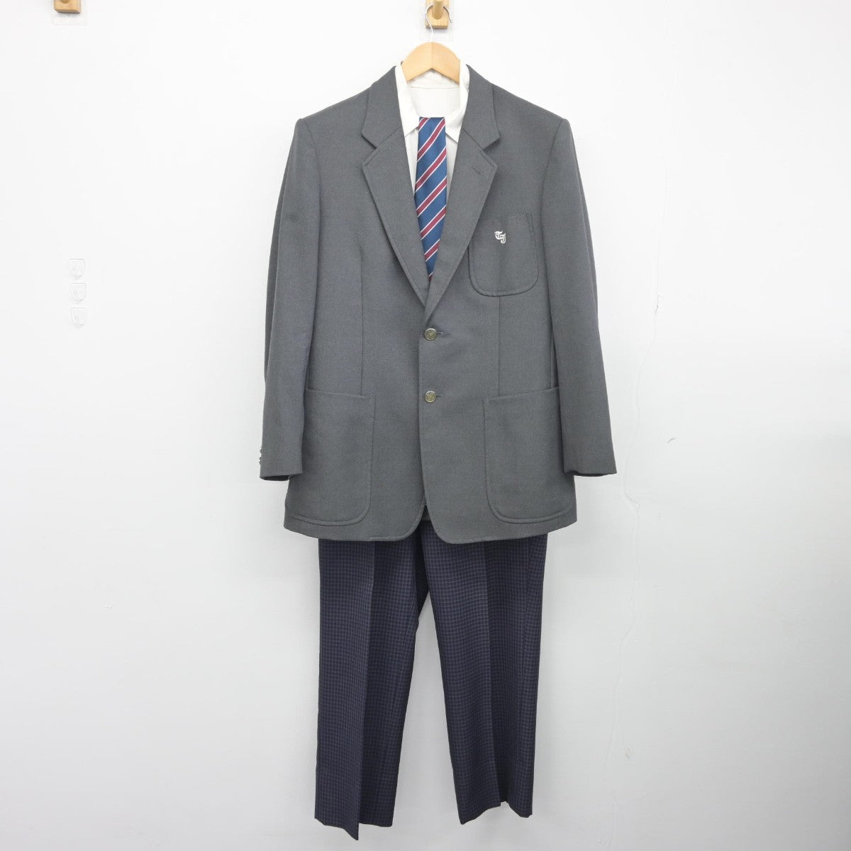 中古】岐阜県 東濃実業高等学校 男子制服 4点（ブレザー・シャツ・ズボン）sf033879 | 中古制服通販パレイド