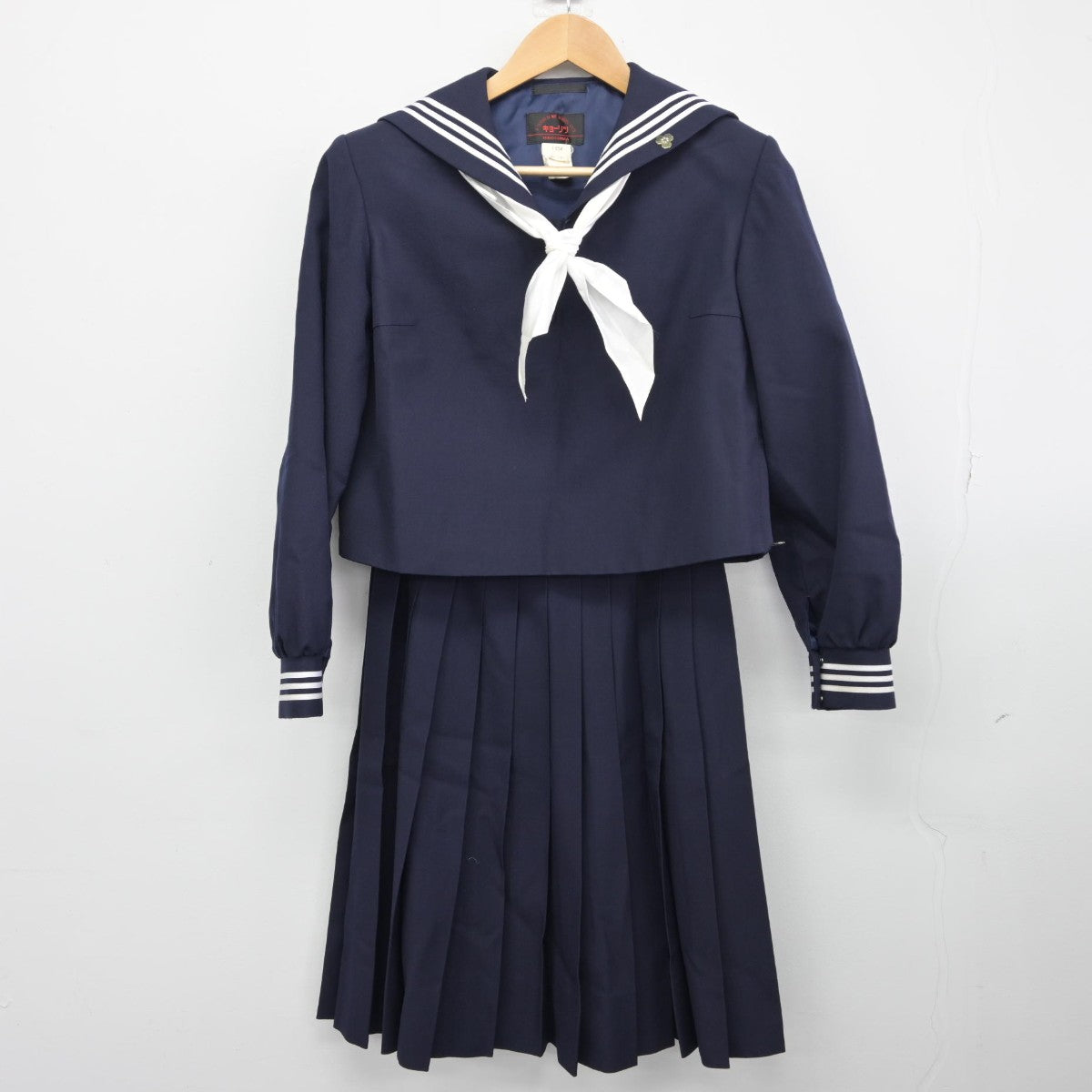 中古】広島県 広島皆実高等学校 女子制服 4点（セーラー服・スカート）sf034532 | 中古制服通販パレイド