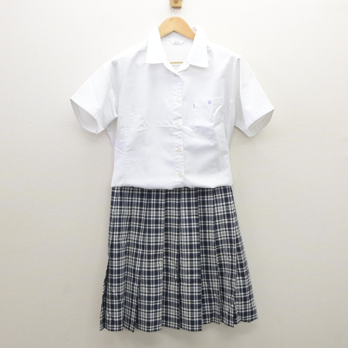 中古】栃木県 宇都宮短期大学附属高等学校 女子制服 2点（シャツ 