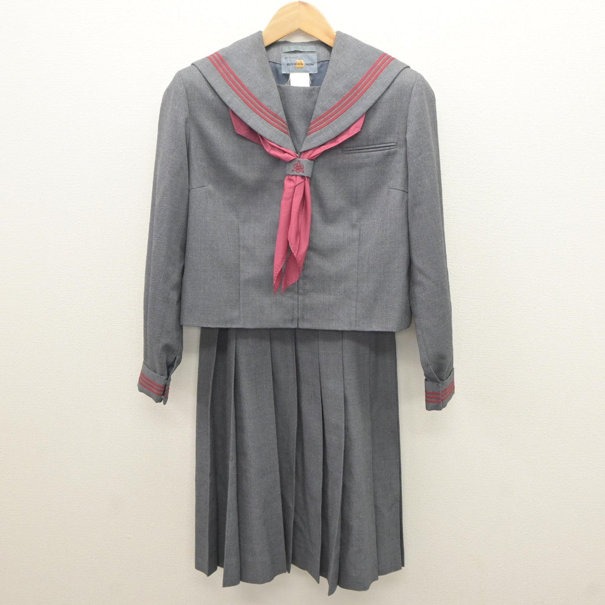 中古】埼玉県 藤久保中学校 女子制服 3点（セーラー服・スカート）sf035228 | 中古制服通販パレイド