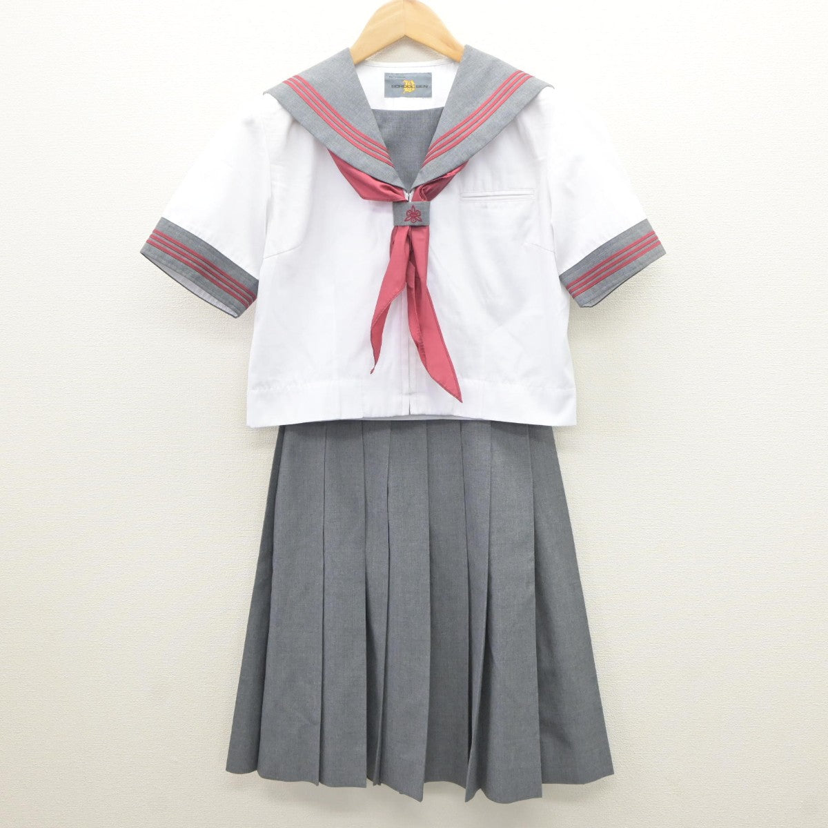 中古】埼玉県 藤久保中学校 女子制服 3点（セーラー服・スカート）sf035229 | 中古制服通販パレイド