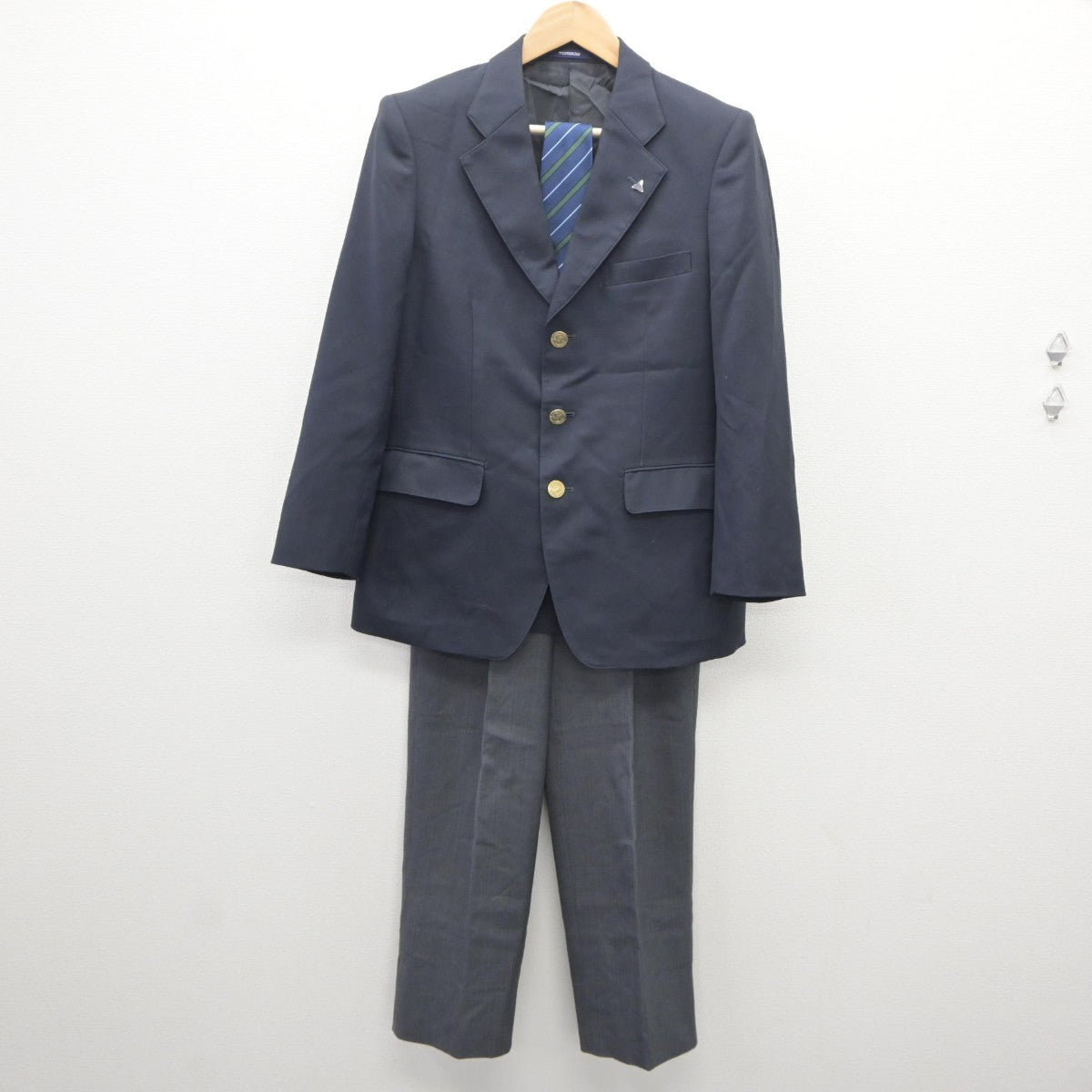 中古】宮城県 石巻工業高等学校 男子制服 5点（ブレザー・ニット・ズボン）sf035439 | 中古制服通販パレイド