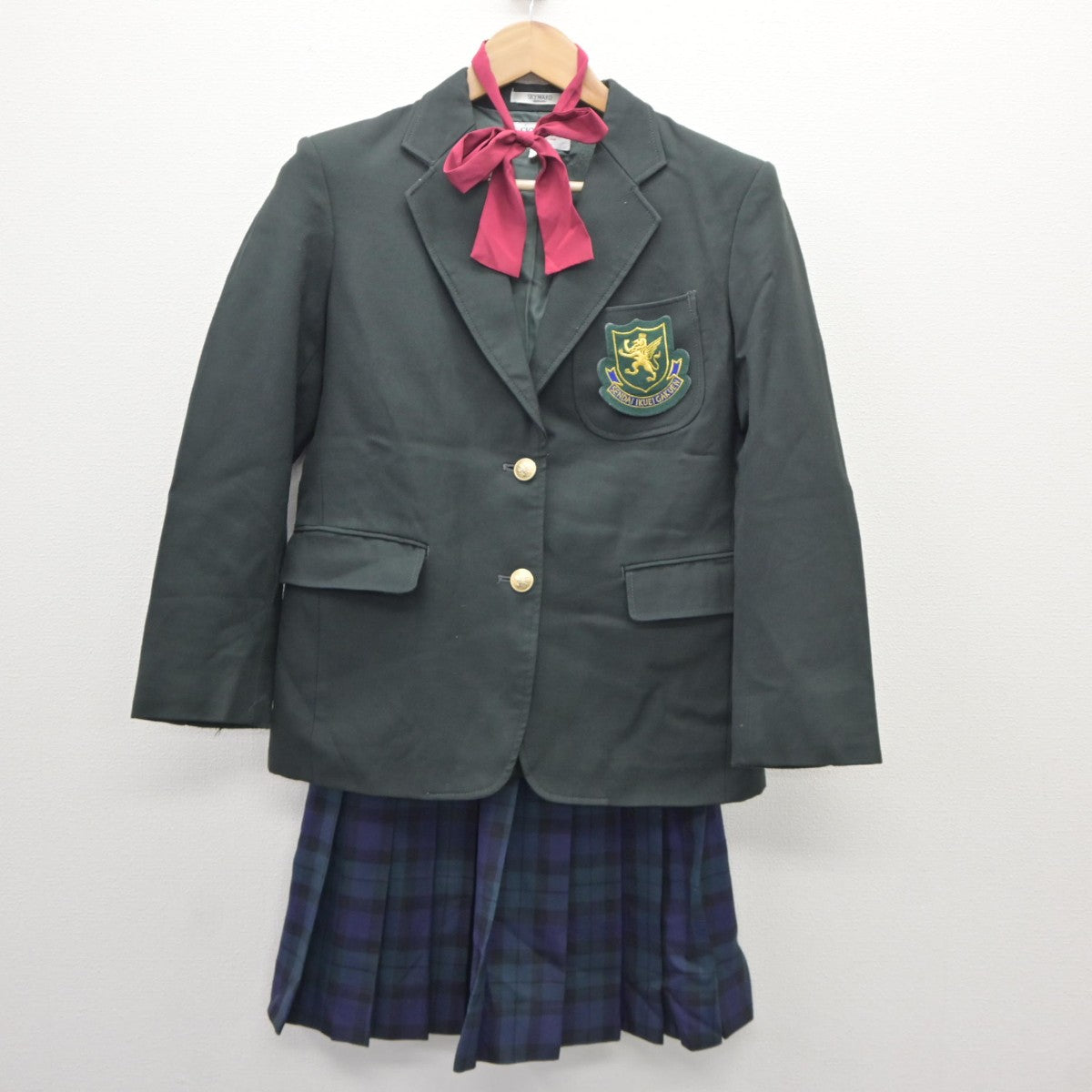 【中古】宮城県 仙台育英学園高等学校 女子制服 4点（ブレザー・ニット・スカート）sf035444