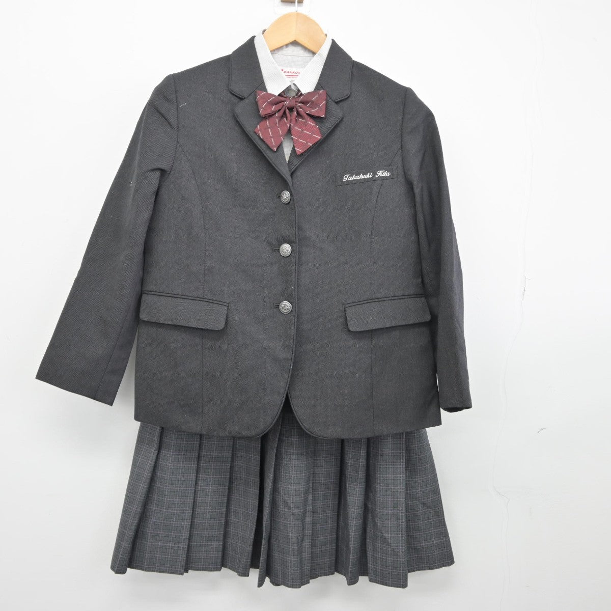 中古】大阪府 高槻北高等学校 女子制服 4点（ブレザー・シャツ・スカート）sf036496 | 中古制服通販パレイド