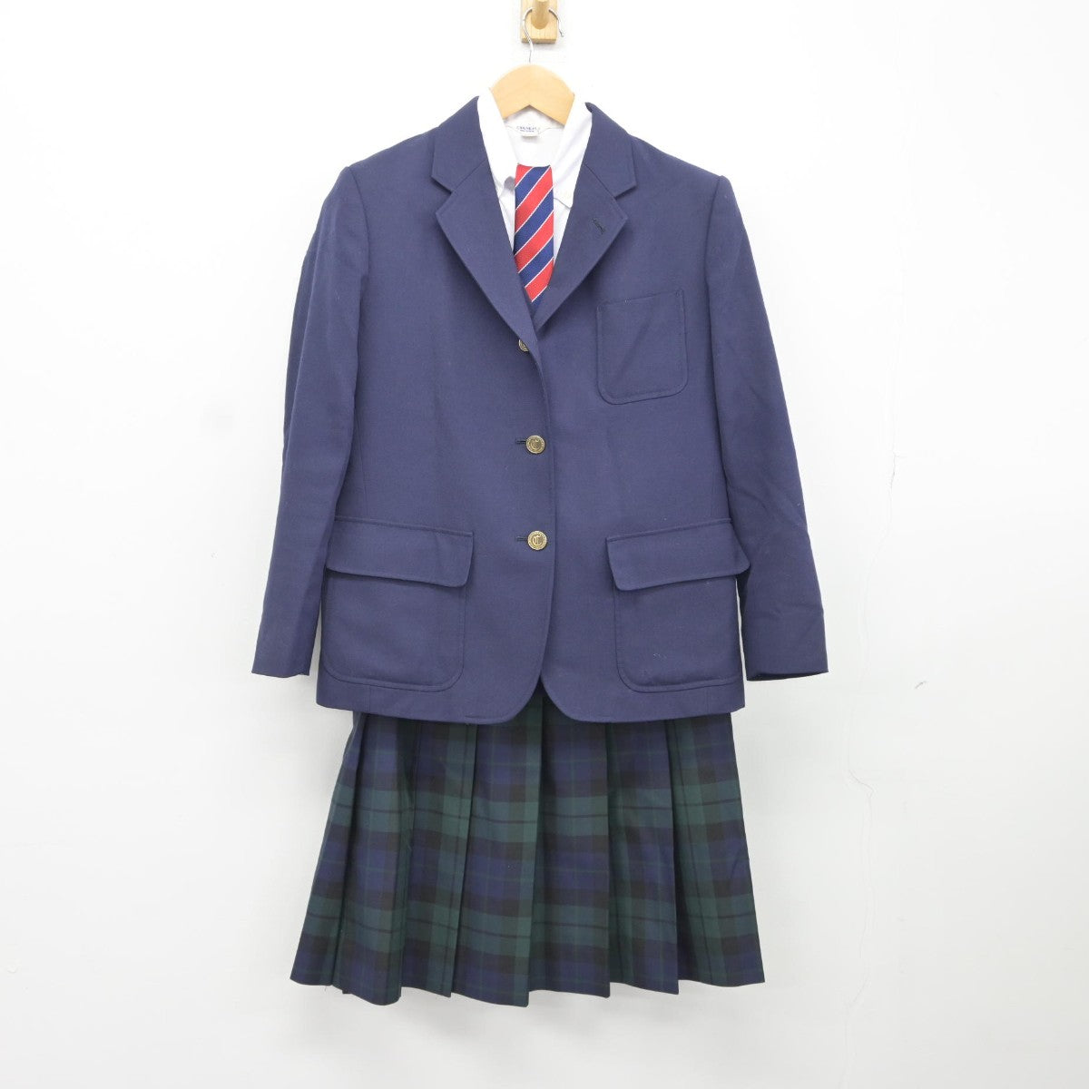 中古】佐賀県 致遠館中学校・高等学校 女子制服 7点（ブレザー