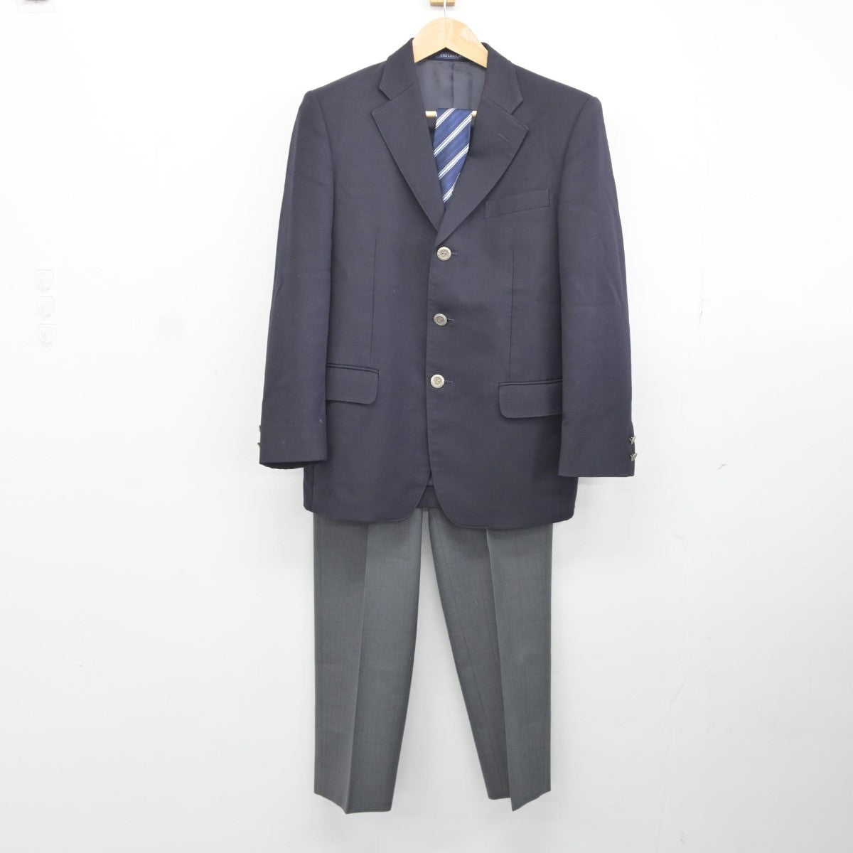 中古】茨城県 土浦湖北高等学校 男子制服 4点（ブレザー・ニット・ズボン）sf036699 | 中古制服通販パレイド