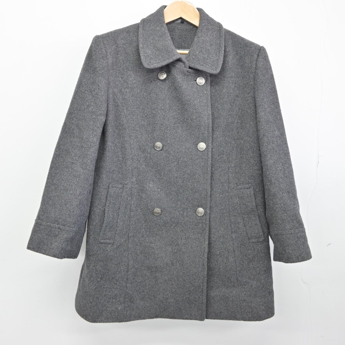 【中古】兵庫県 姫路工業高等学校 女子制服 1点（コート）sf036856