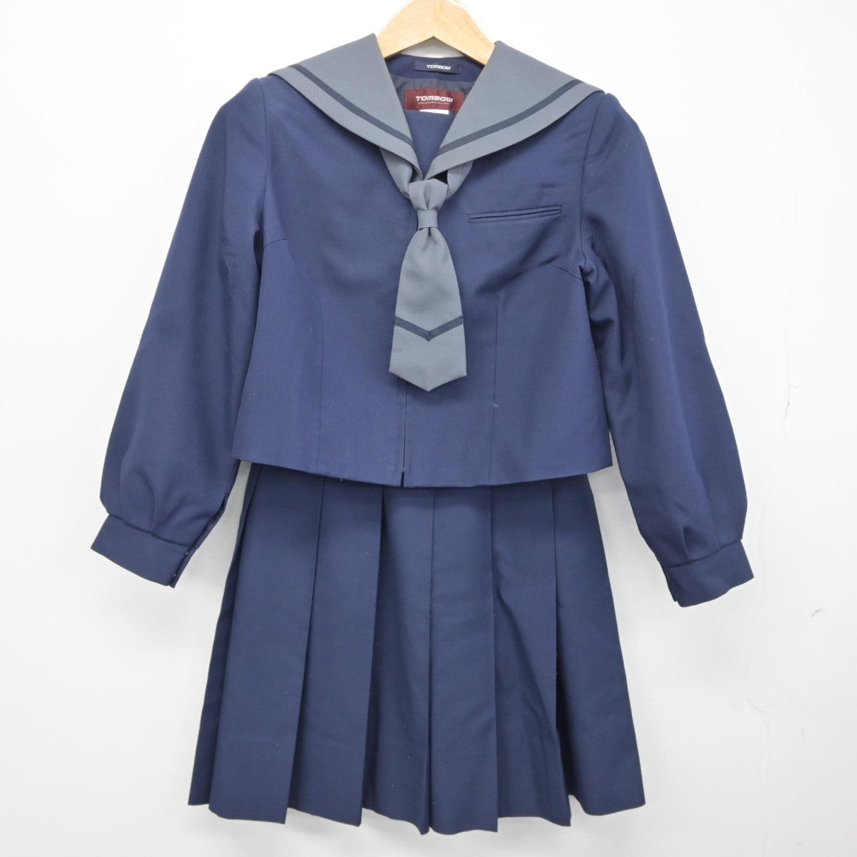 中古】神奈川県 鵜野森中学校 女子制服 3点（セーラー服・スカート）sf037056 | 中古制服通販パレイド