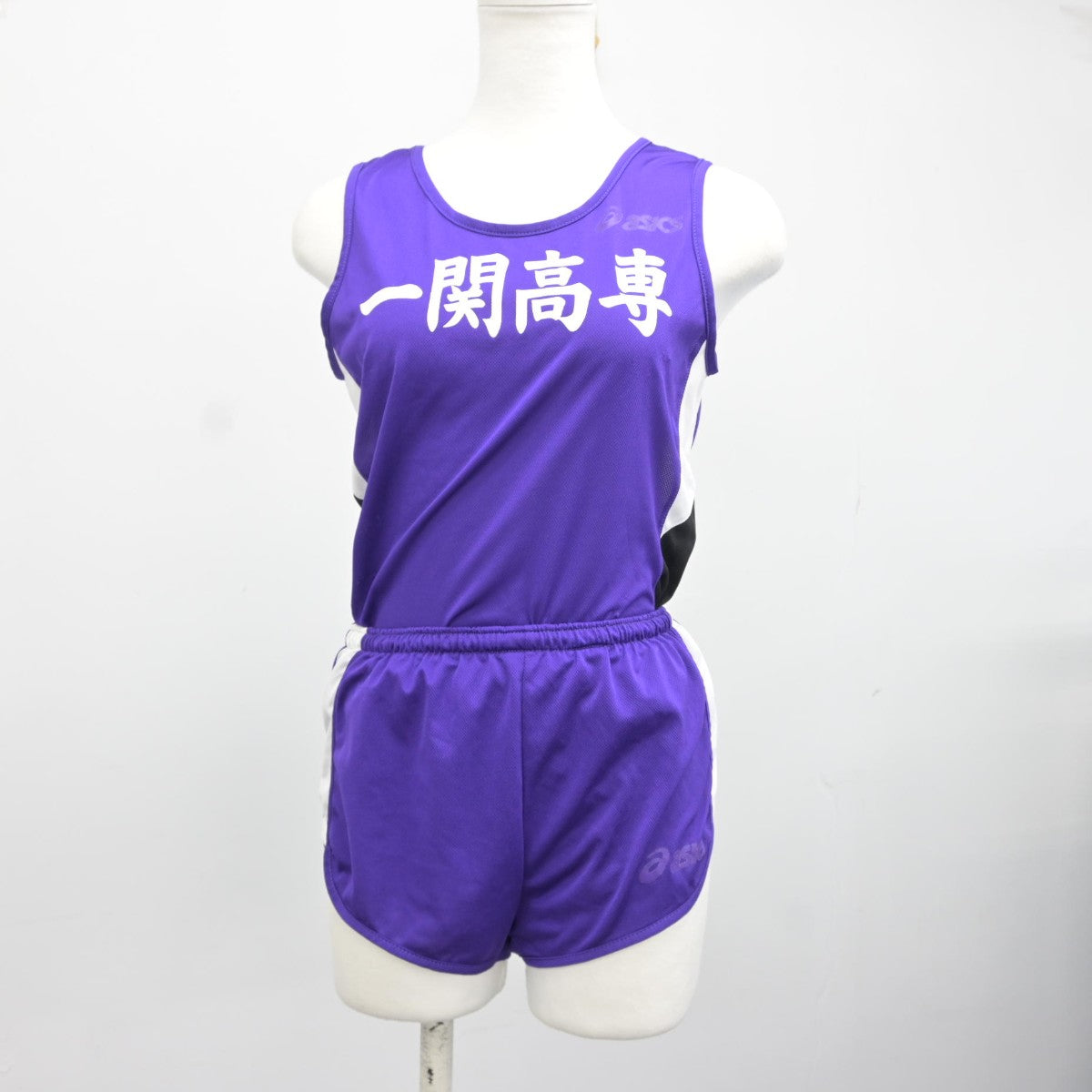 【中古】岩手県 一関工業高等専門学校/陸上部ユニフォーム 女子制服 2点（部活ユニフォーム 上・部活ユニフォーム 下）sf037140