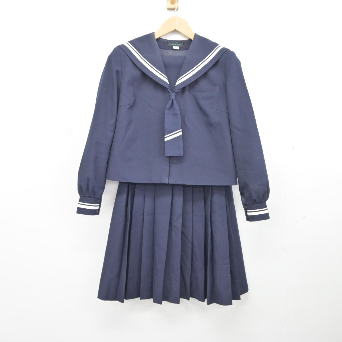 中古】静岡県 掛川西中学校 女子制服 3点（セーラー服・スカート）sf037363 | 中古制服通販パレイド