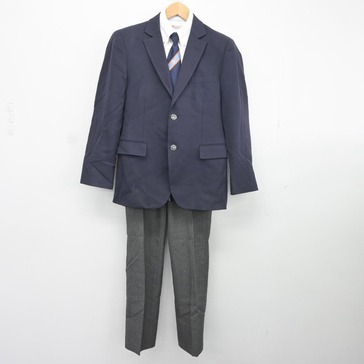 中古】福岡県 中村学園三陽高等学校 男子制服 5点（ブレザー・シャツ・ズボン）sf037695 | 中古制服通販パレイド