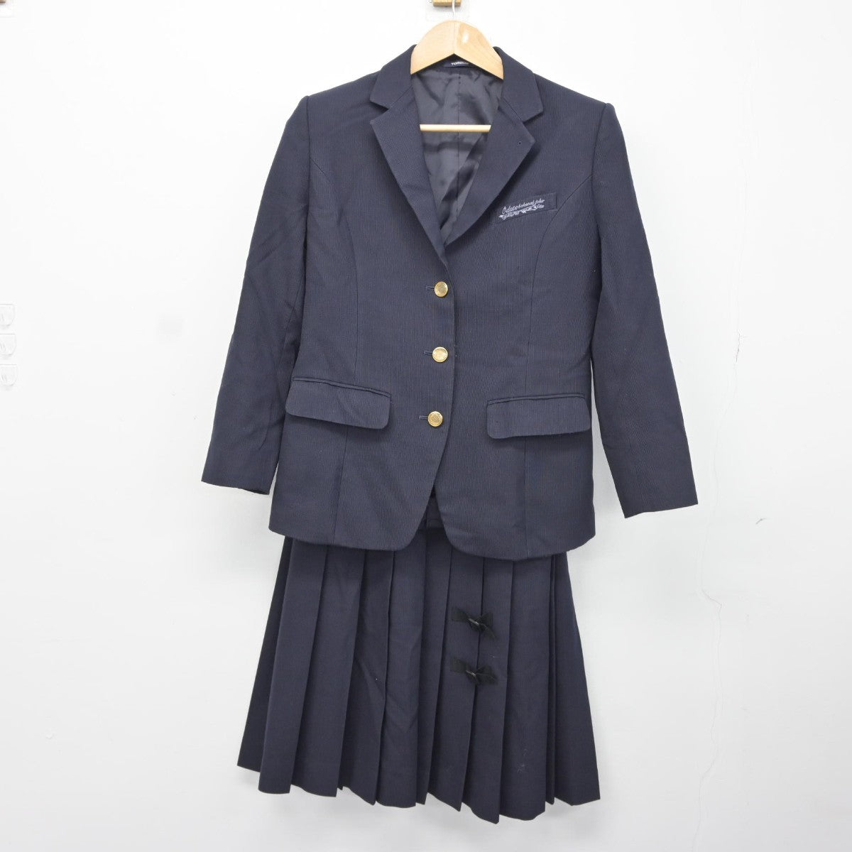 中古】秋田県 大館国際情報学院中学校高等学校 女子制服 3点（ブレザー・ニットベスト・スカート）sf037811 | 中古制服通販パレイド