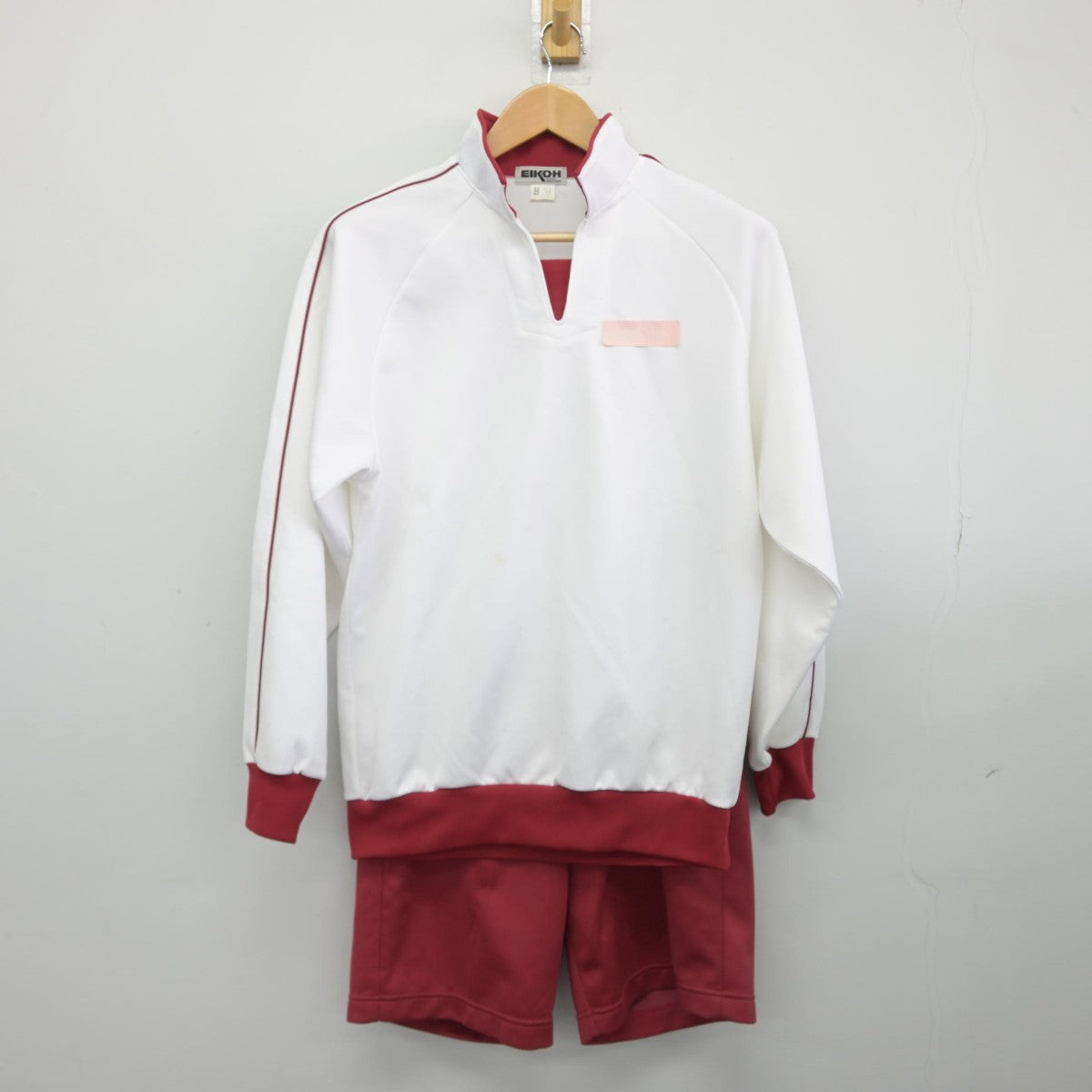 【中古】茨城県 藤代高等学校 女子制服 2点（ジャージ 上・体操服 下）sf038557